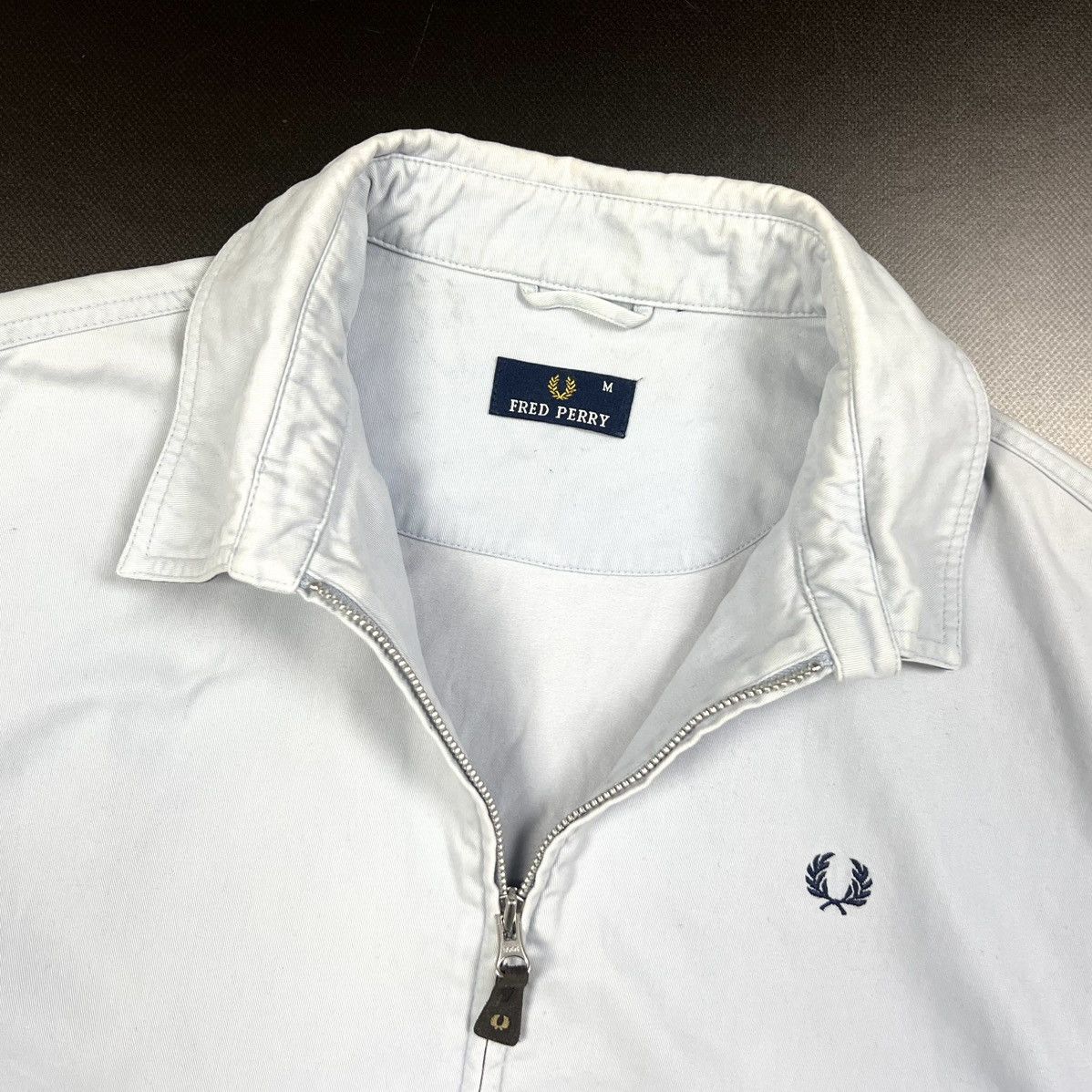 Fred Perry × Vintage Vintage Fred Perry Blue y2k Zip Overshirt Jacket Size M Size US M / EU 48-50 / 2 - 12 Thumbnail