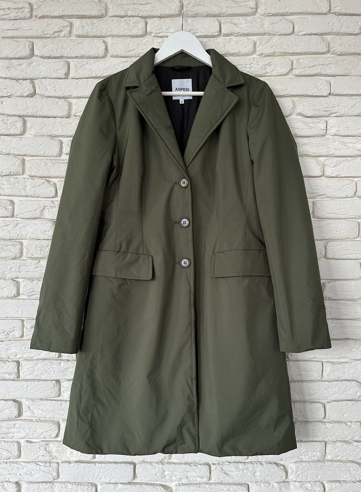 Aspesi ASPESI Italy Green Long Coat Jacket Women's Size M Size M / US 6-8 / IT 42-44 - 1 Thumbnail