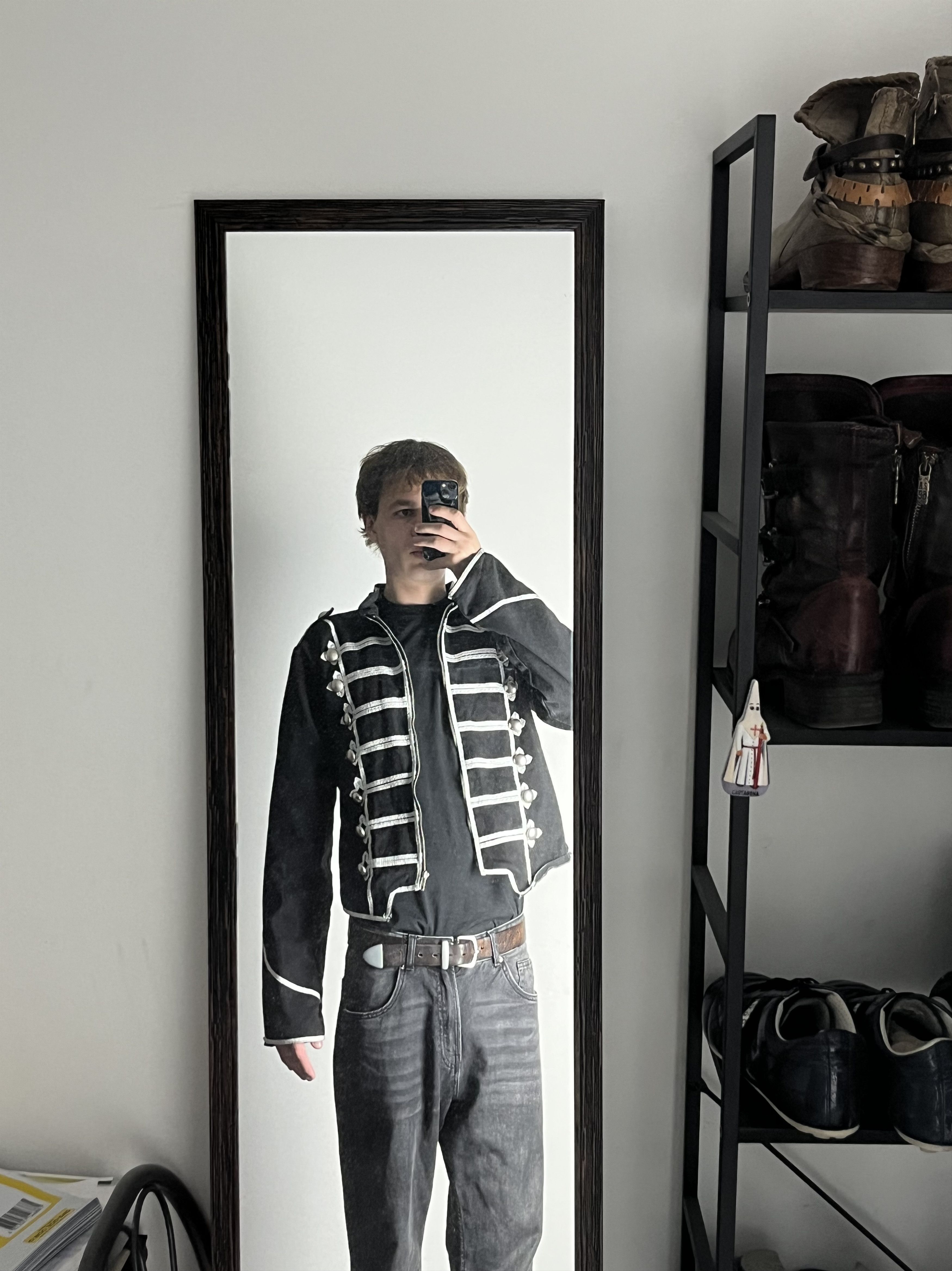 Hysteric Glamour × Undercover 🔥00's Napoleon Military Cropped Jacket Saint Laurent Vibe Size US S / EU 44-46 / 1 - 16 Thumbnail