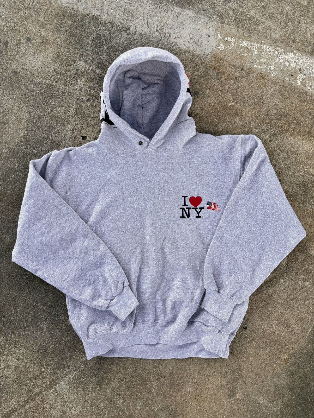 VTG Russell Athletic Hoodie I ❤️ NY
