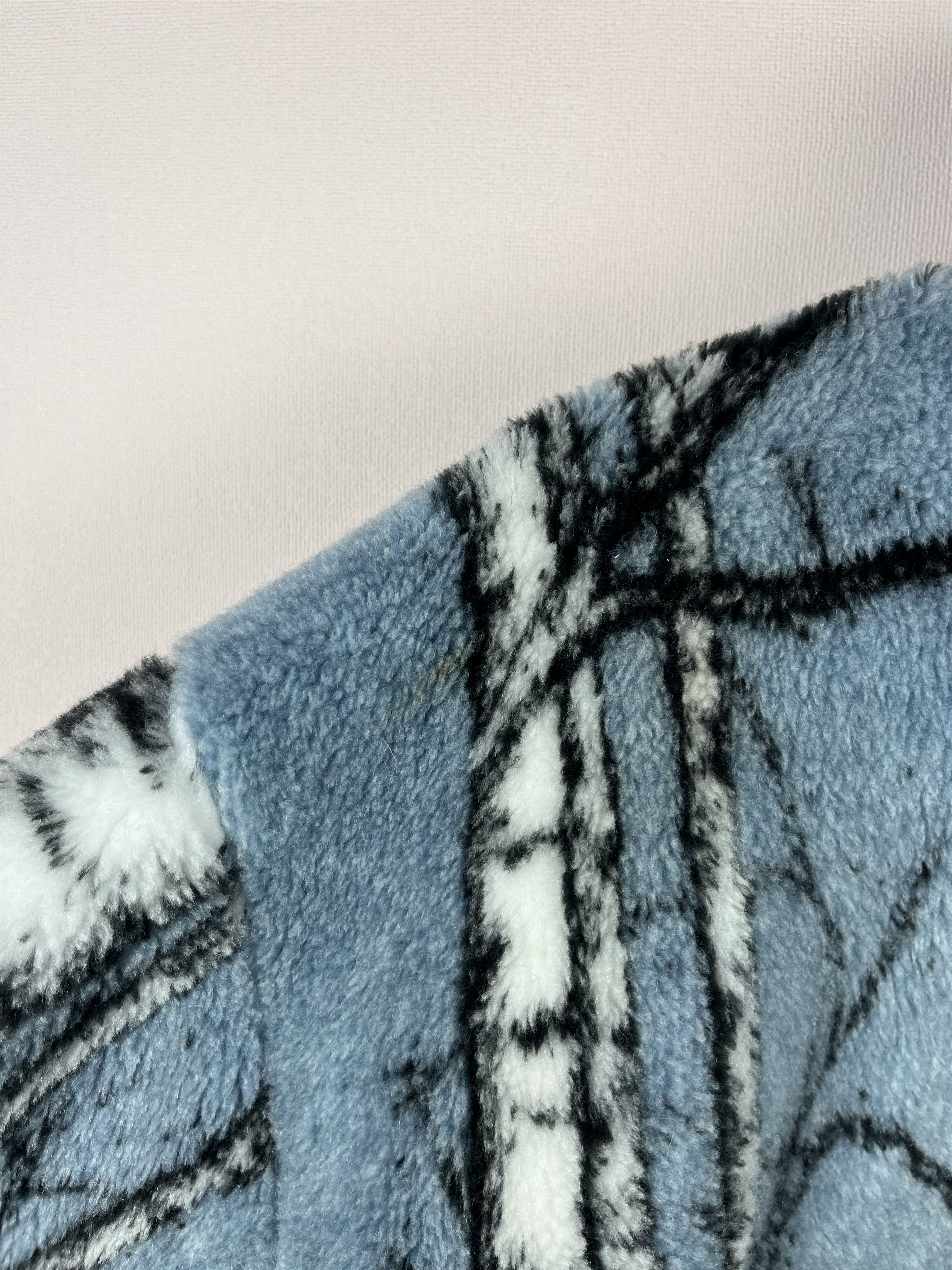 Vintage Vintage Wolf Sherpa Fleece Jacket Art Animal All Over Print Size US L / EU 52-54 / 3 - 3 Thumbnail