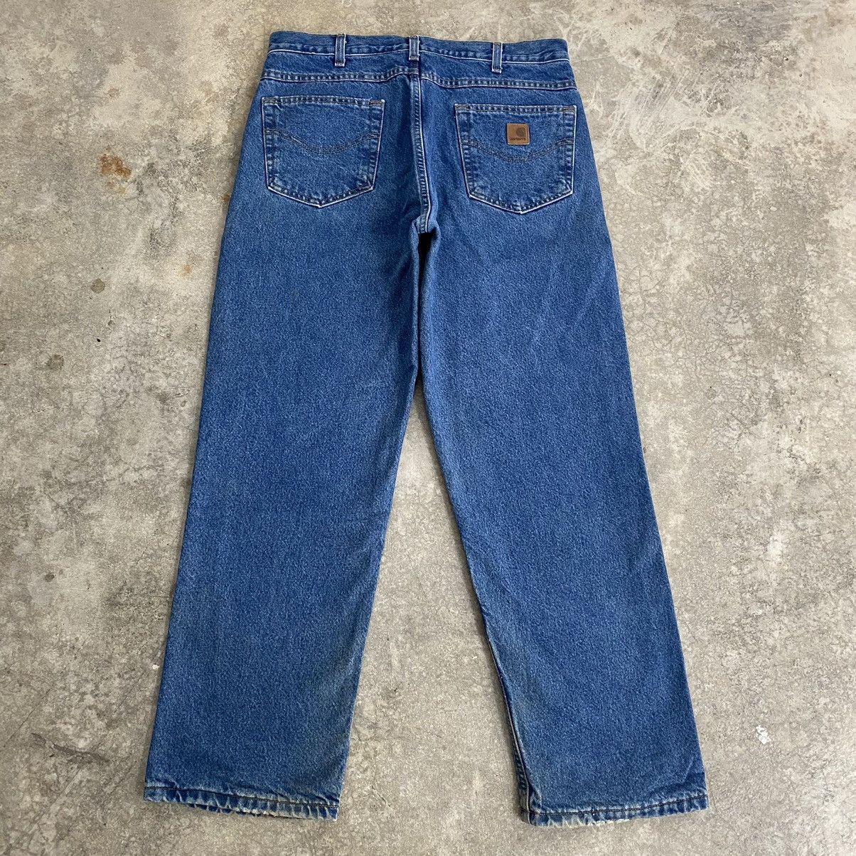 Carhartt VTG Carhartt Blanket Lined Relaxed Fit Denim Jeans Size US 34 / EU 50 - 18 Thumbnail