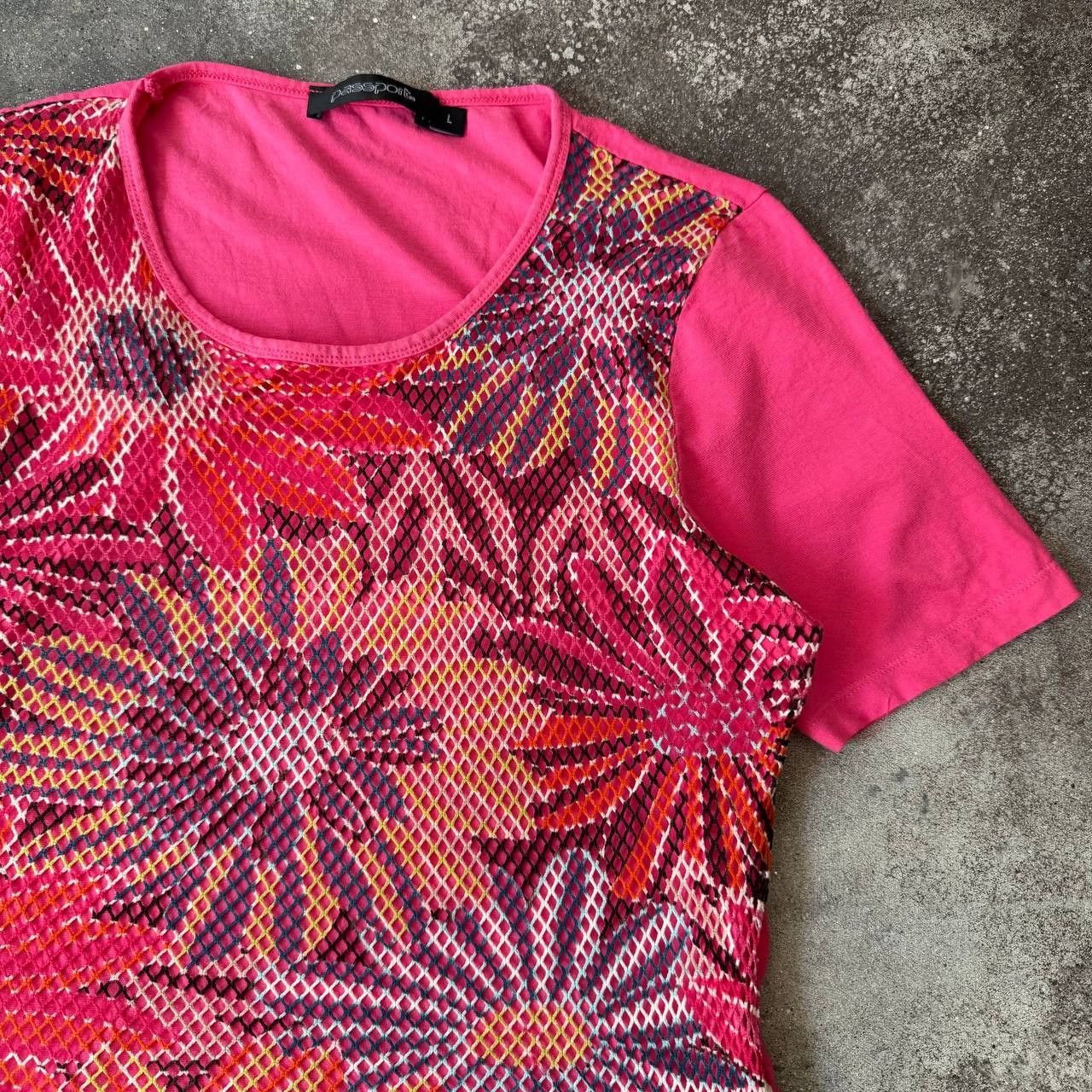 Hysteric Glamour × Japanese Brand × Vintage Y2K Super Glam Vintage Mesh Floral T-Shirt Size L / US 10 / IT 46 - 3 Thumbnail