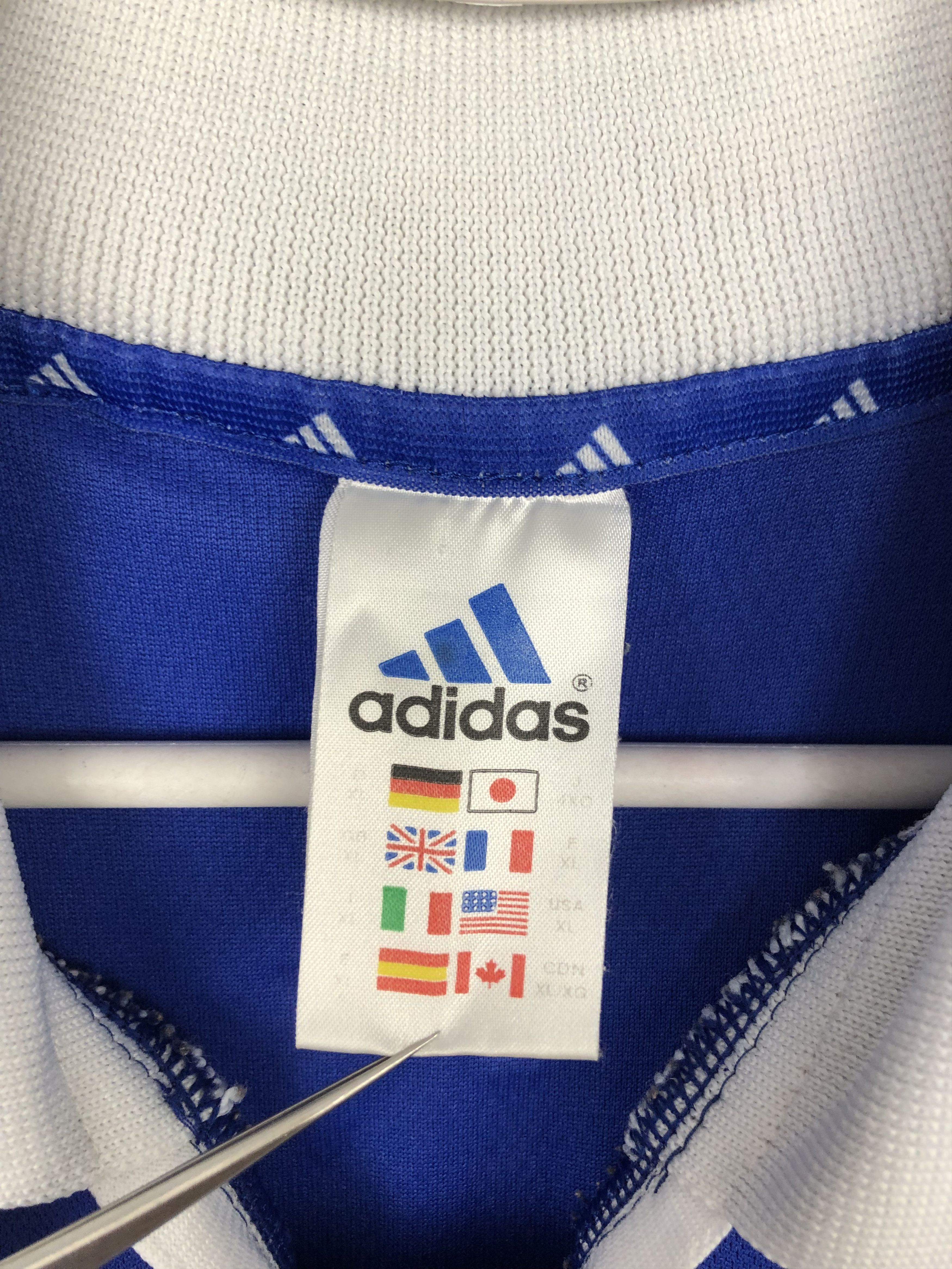 Adidas FC Schalke 04 football shirt 2000 #7 Moller Adidas Tee Size US XL / EU 56 / 4 - 10 Thumbnail