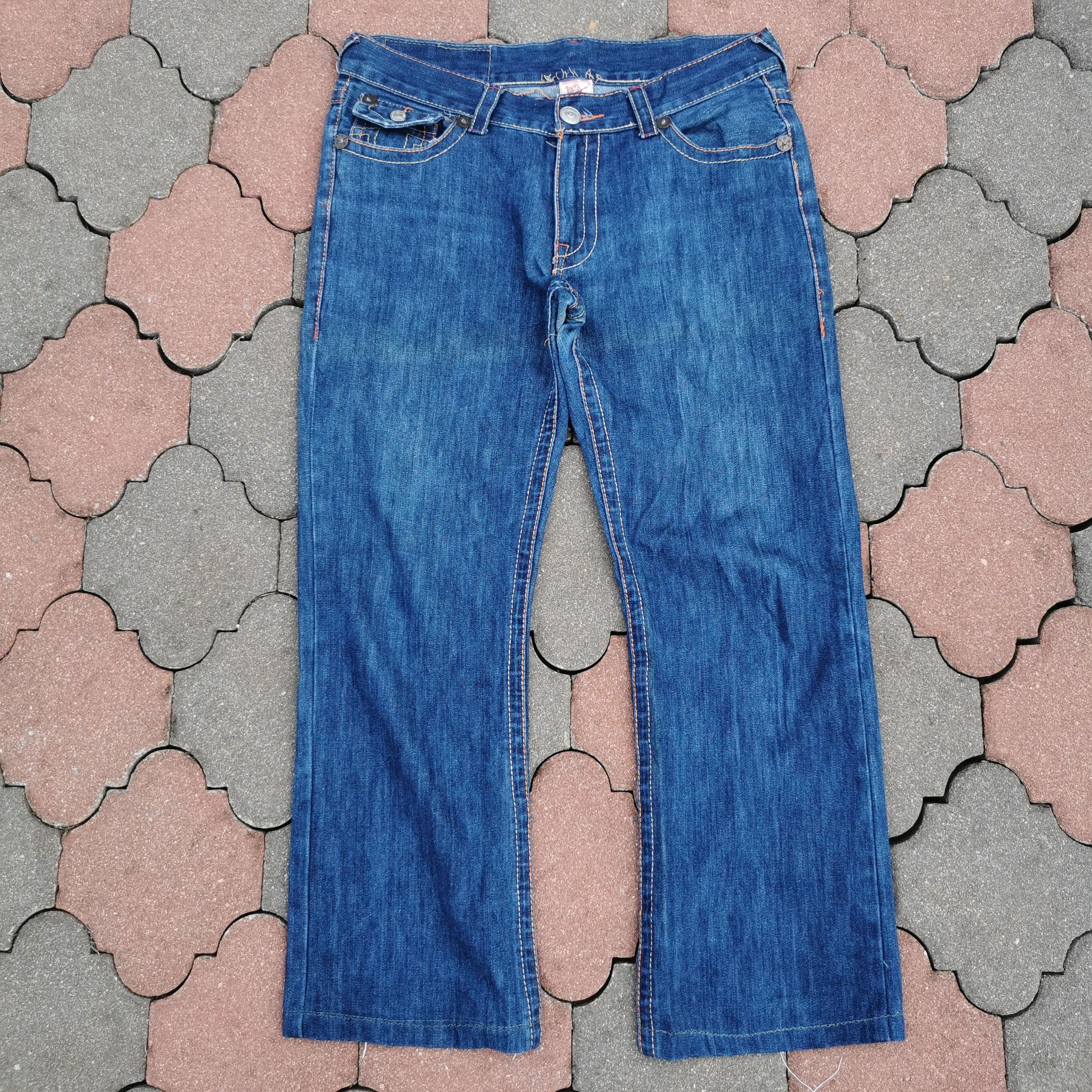 True Religion × Vintage True Religion Brand Jeans World Tour Embroidered Jeans Size US 36 / EU 52 - 9 Thumbnail