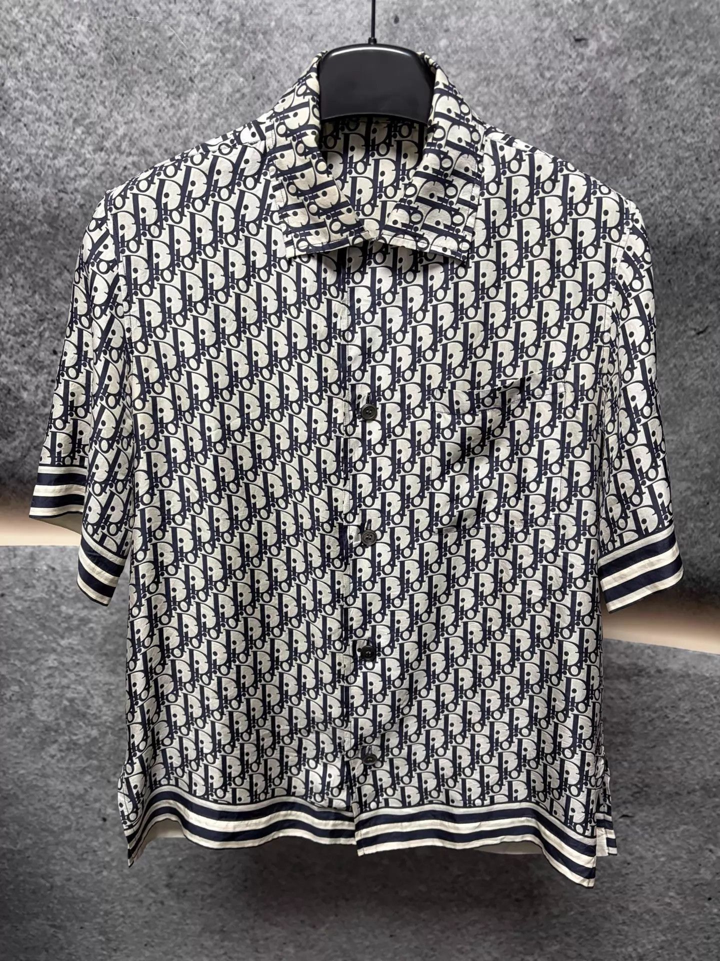 Dior Multi-Pattern Short-Sleeve Button-Up Shirt Size US XS / EU 42 / 0 - 1 Thumbnail