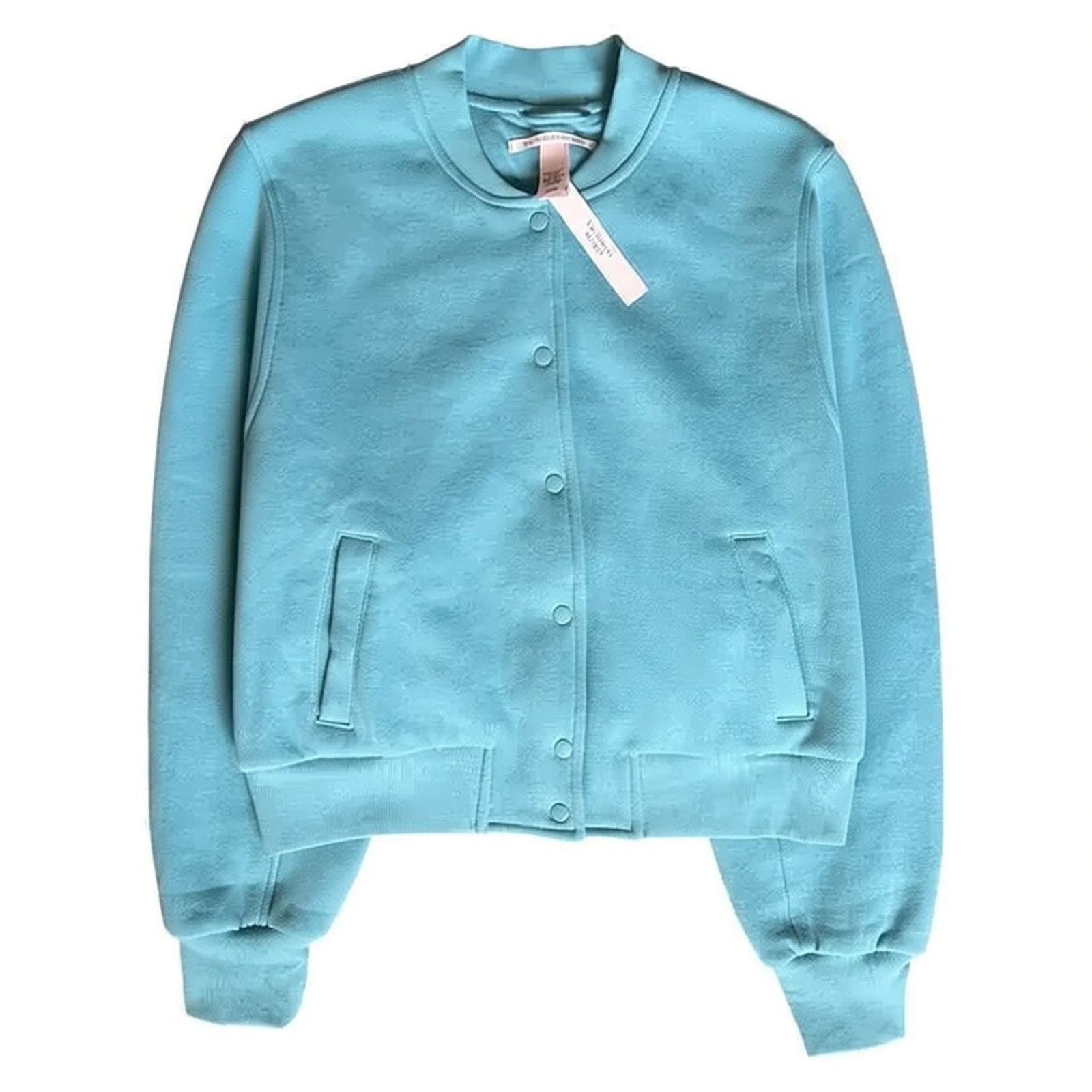 Victoria's Secret Victoria's Secret Cotton Fleece Snap Bomber Jacket, L Size S / US 4 / IT 40 - 7 Thumbnail