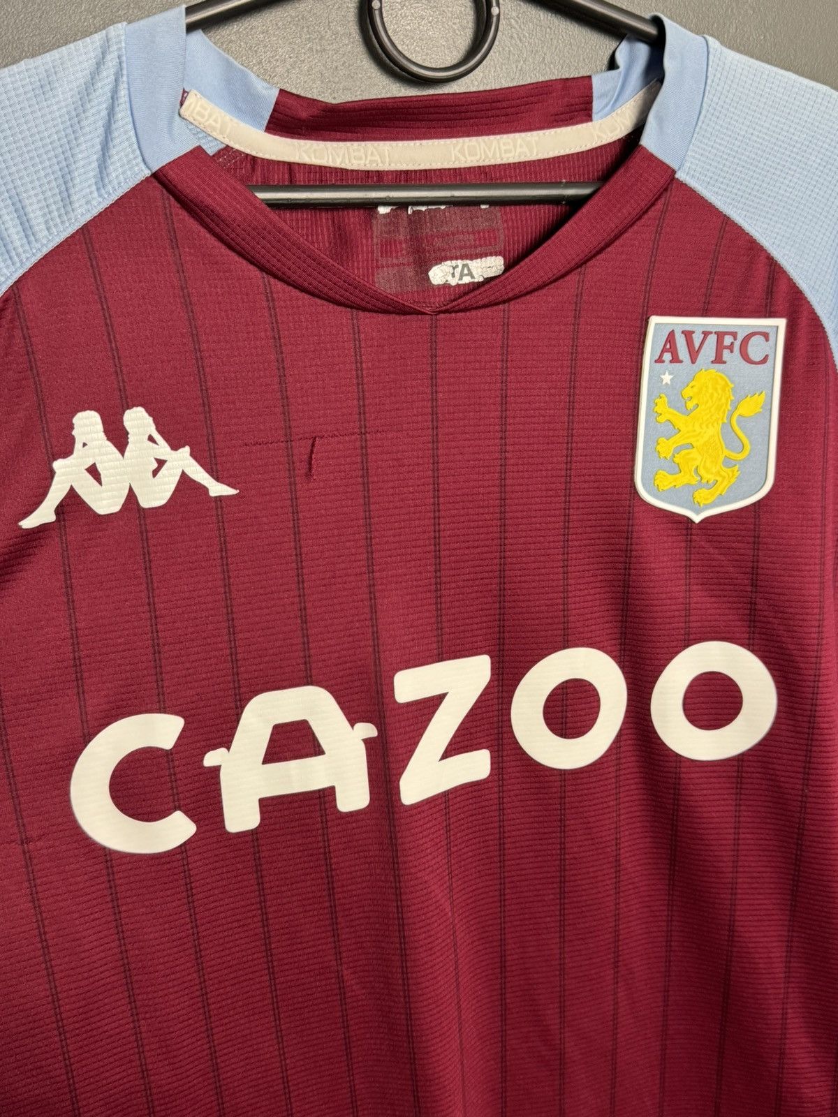 Kappa Aston Villa 20/21 Home Football Jersey Size US L / EU 52-54 / 3 - 3 Thumbnail