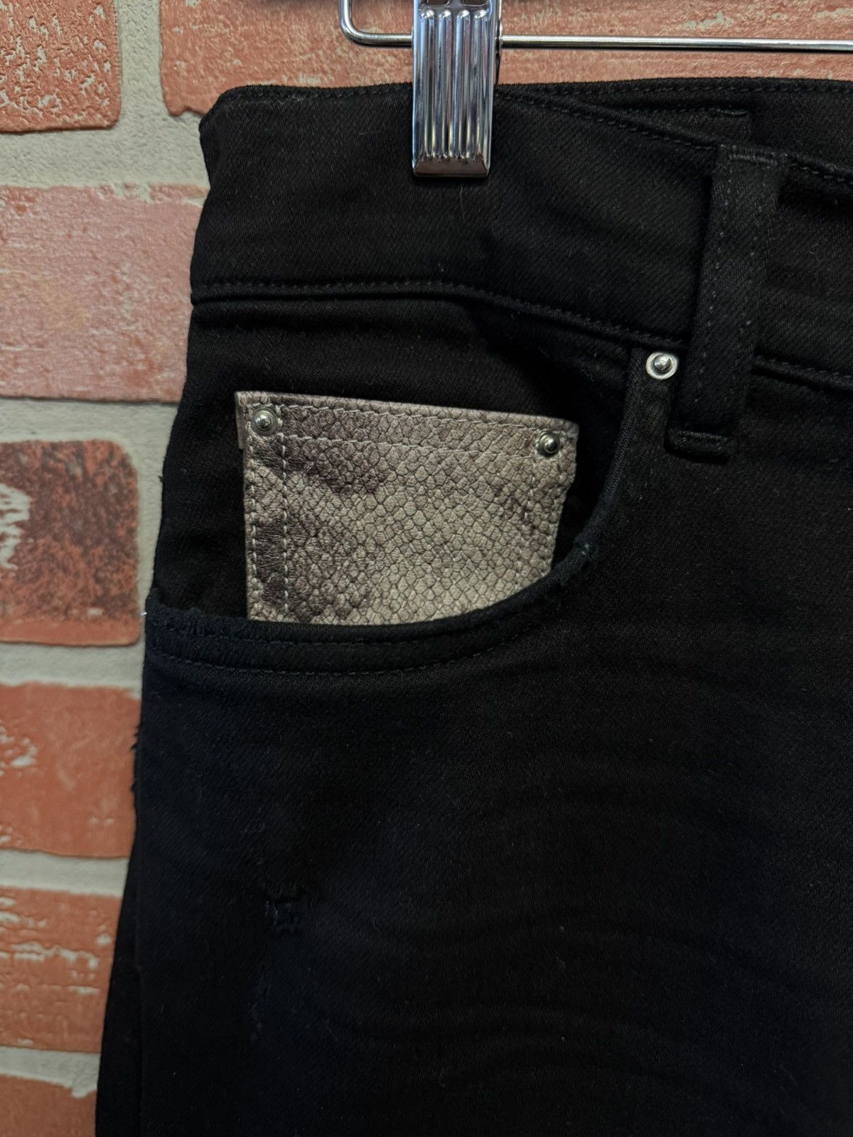 Amiri Amiri Wrap Around SnakeSkin Logo Size 28 🧼 Size US 28 / EU 44 - 7 Thumbnail