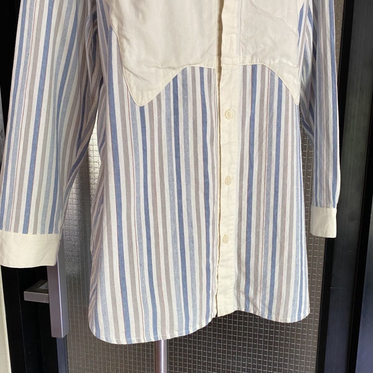 Ne-Net Ne-net Blue Stripe Bib Shirt Size US L / EU 52-54 / 3 - 9 Thumbnail