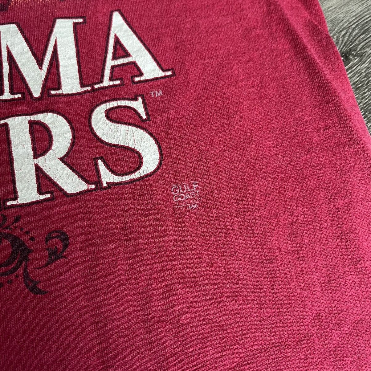 Vintage Vintage 1990s Oklahoma Sooners Gulf Coast Sportswear T Shirt Size US L / EU 52-54 / 3 - 5 Thumbnail