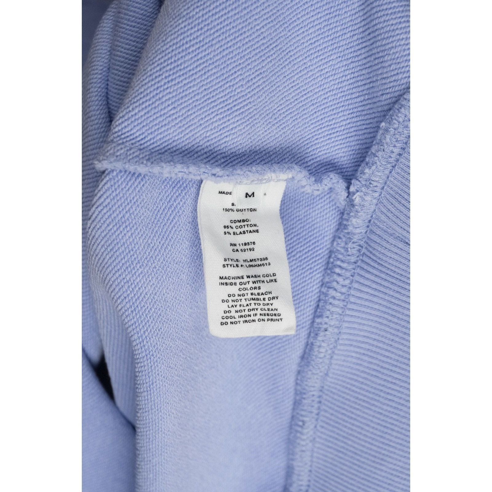 Helmut Lang Helmut lang baby blue vintage logo boxy fit crew sweatshirt Size US M / EU 48-50 / 2 - 6 Thumbnail