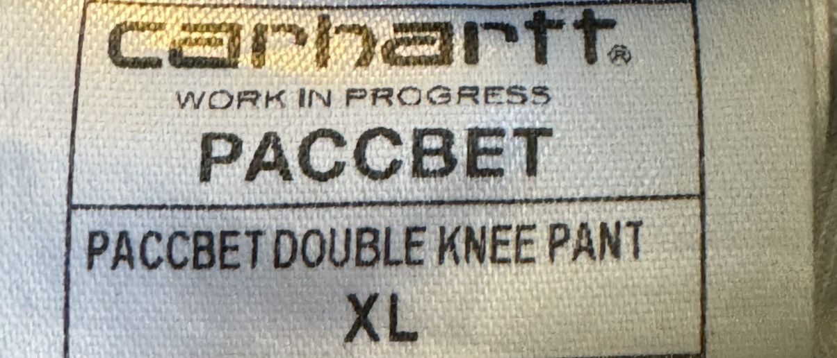 Carhartt Wip × PACCBET PACCBETT x WIP Double Knee Pants Size US 34 / EU 50 - 8 Thumbnail