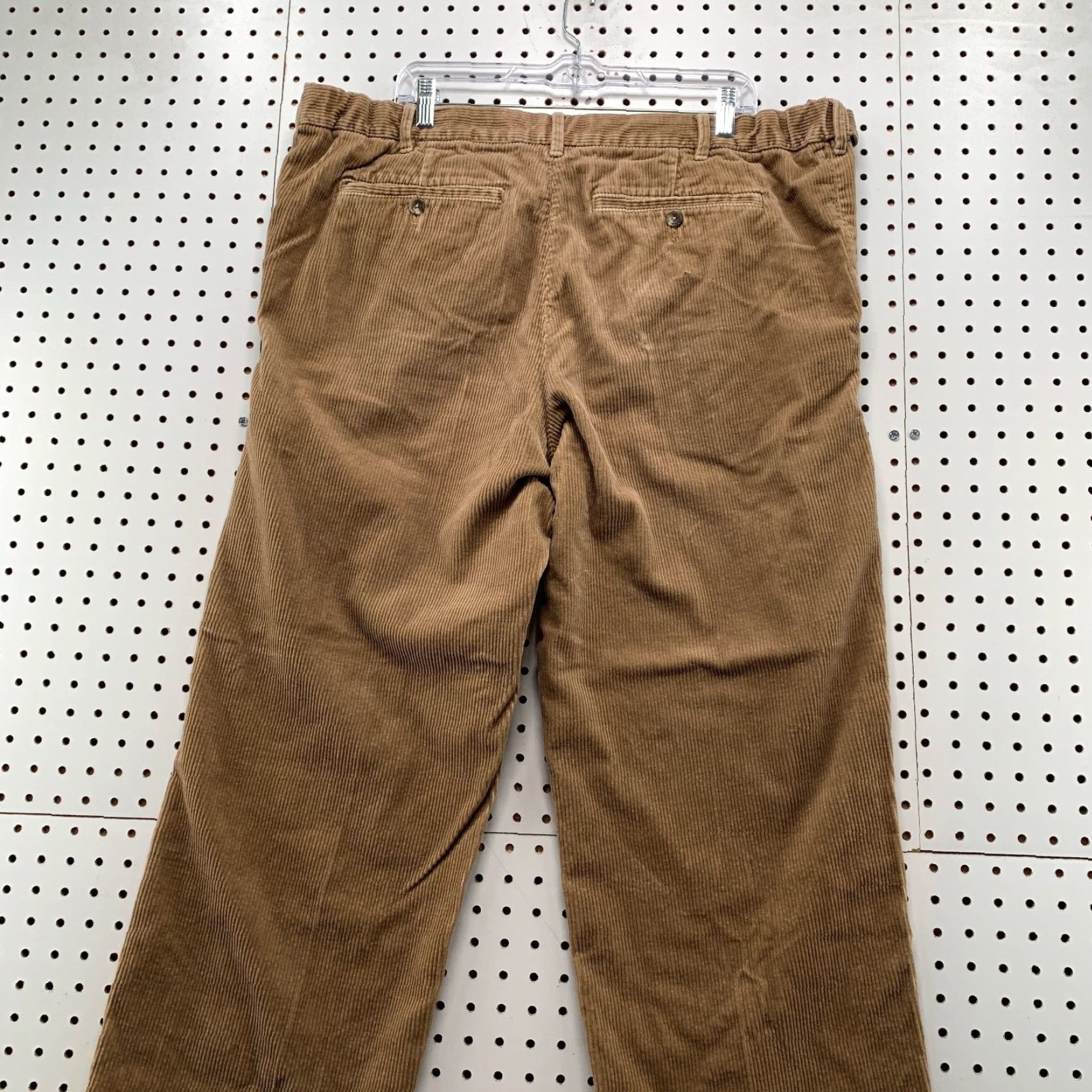 VINTAGE Eddie Bauer Pants Mens 38 Brown Relaxed Baggy Wide Leg Skate Mall 42x28