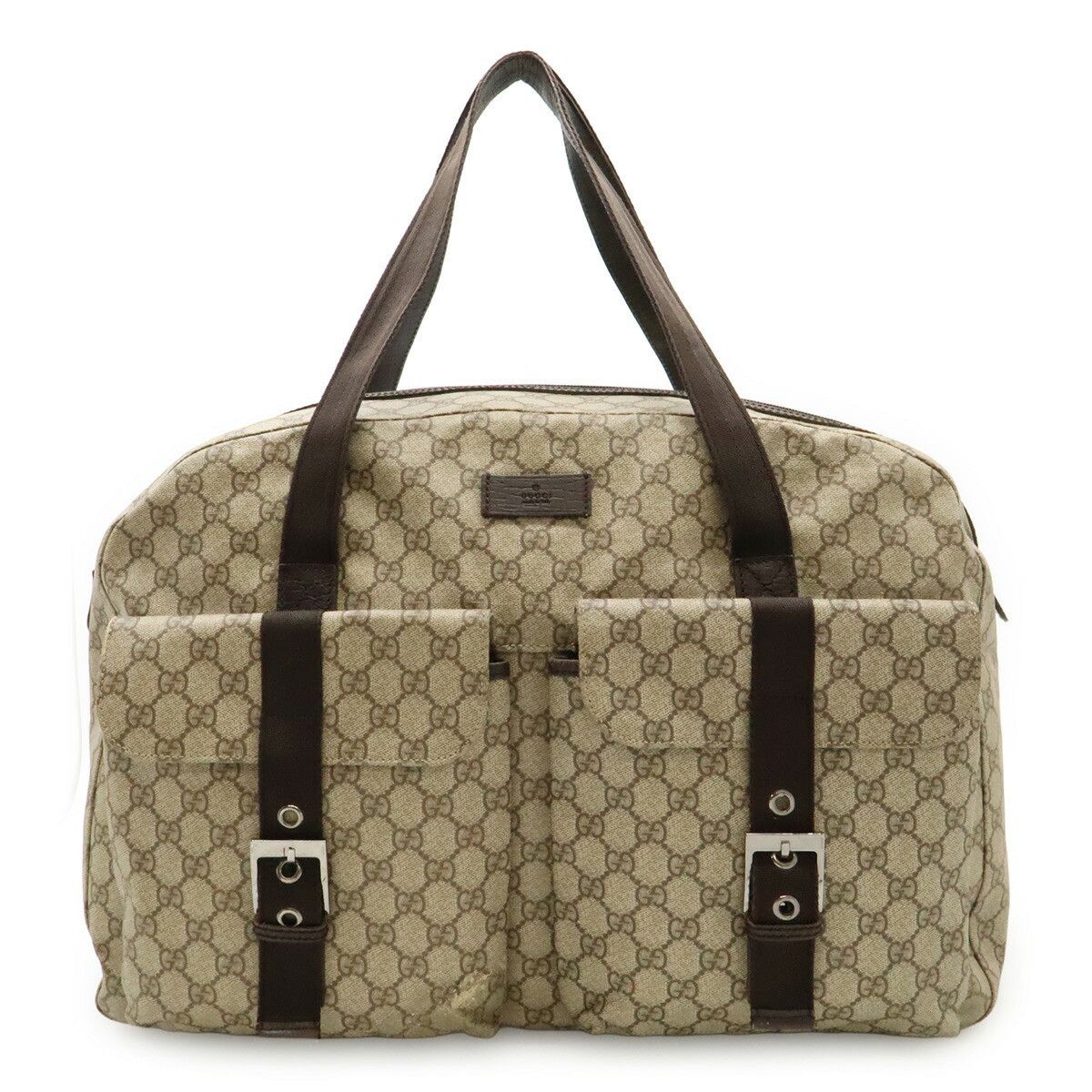Gucci Gucci GG Supreme PVC Boston Bag Canvas Travel Bag 141915 DUTY FREE for USA