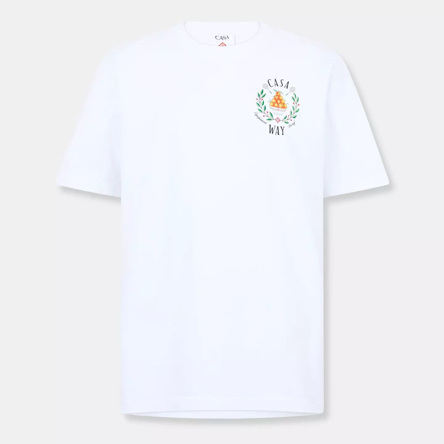 Casablanca o1g2r1mq0426 Way T-Shirt in White Size US XXL / EU 58 / 5 - 1 Thumbnail