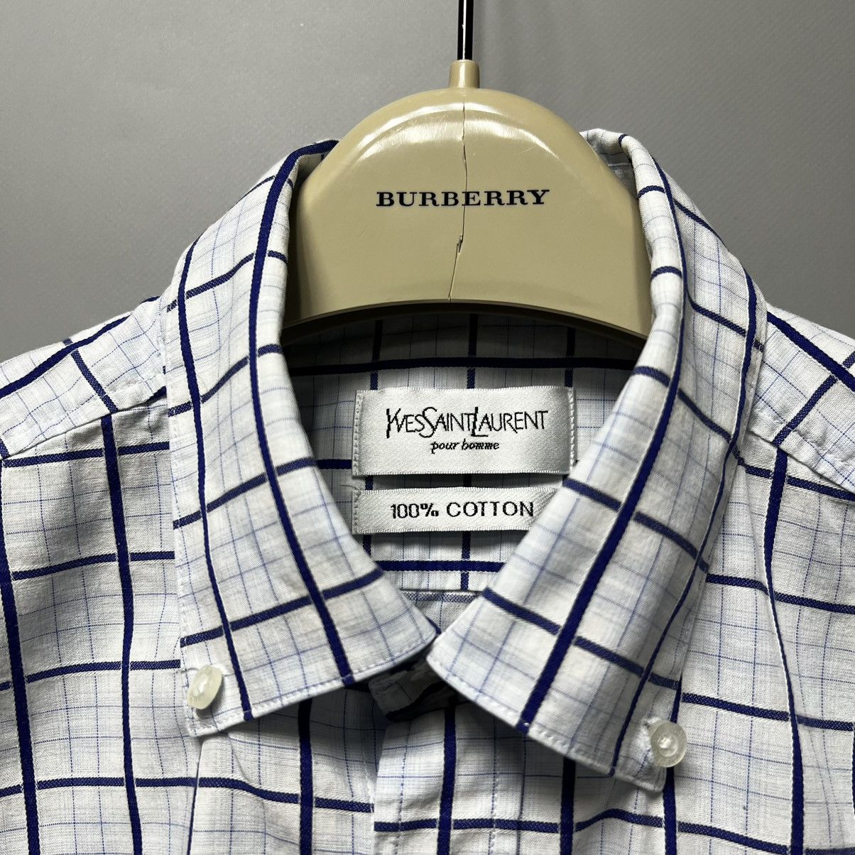 Yves Saint Laurent Yves Saint Laurent Vintage short sleeve crazy shirt y2k Size US M / EU 48-50 / 2 - 8 Thumbnail