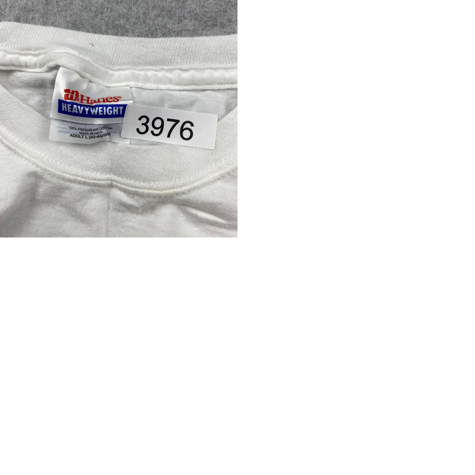 Hanes VINTAGE Hanes YMCA Shirt Mens L Double-Sided White Cotton Blend 2 Bay Logo 90s Y2K Mens Size US L / EU 52-54 / 3 - 9 Thumbnail