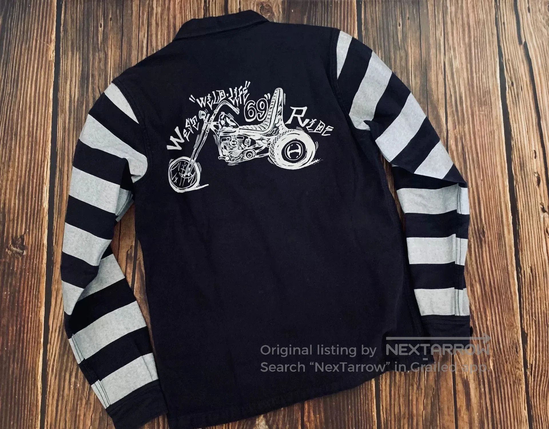 WEST RIDE Westride Prison Style Motorcycle Shirt. Size US M / EU 48-50 / 2 - 2 Thumbnail