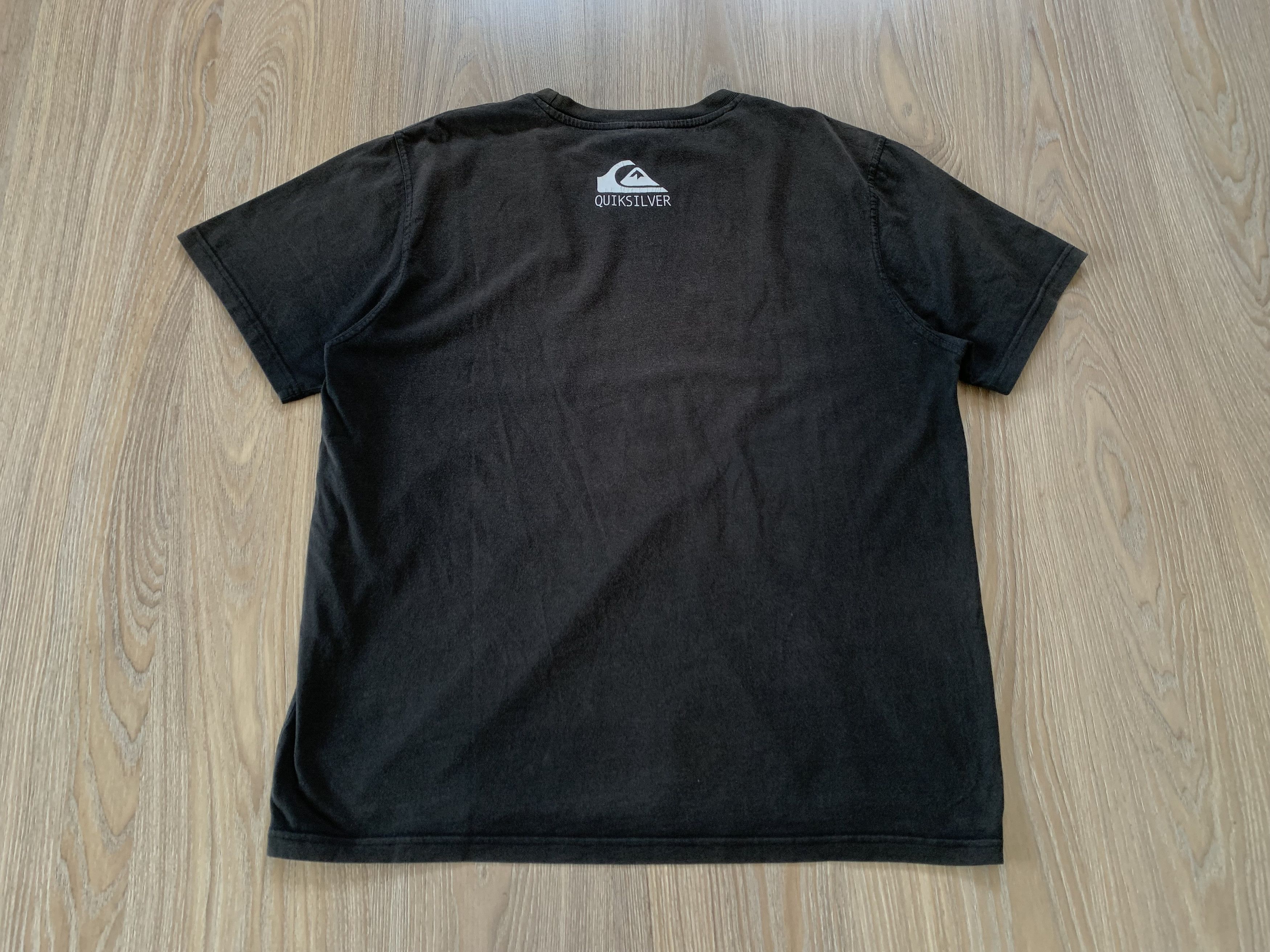 Quicksilver Vintage Quicksilver Cotton Black Printed T Shirt Size US XXL / EU 58 / 5 - 3 Thumbnail