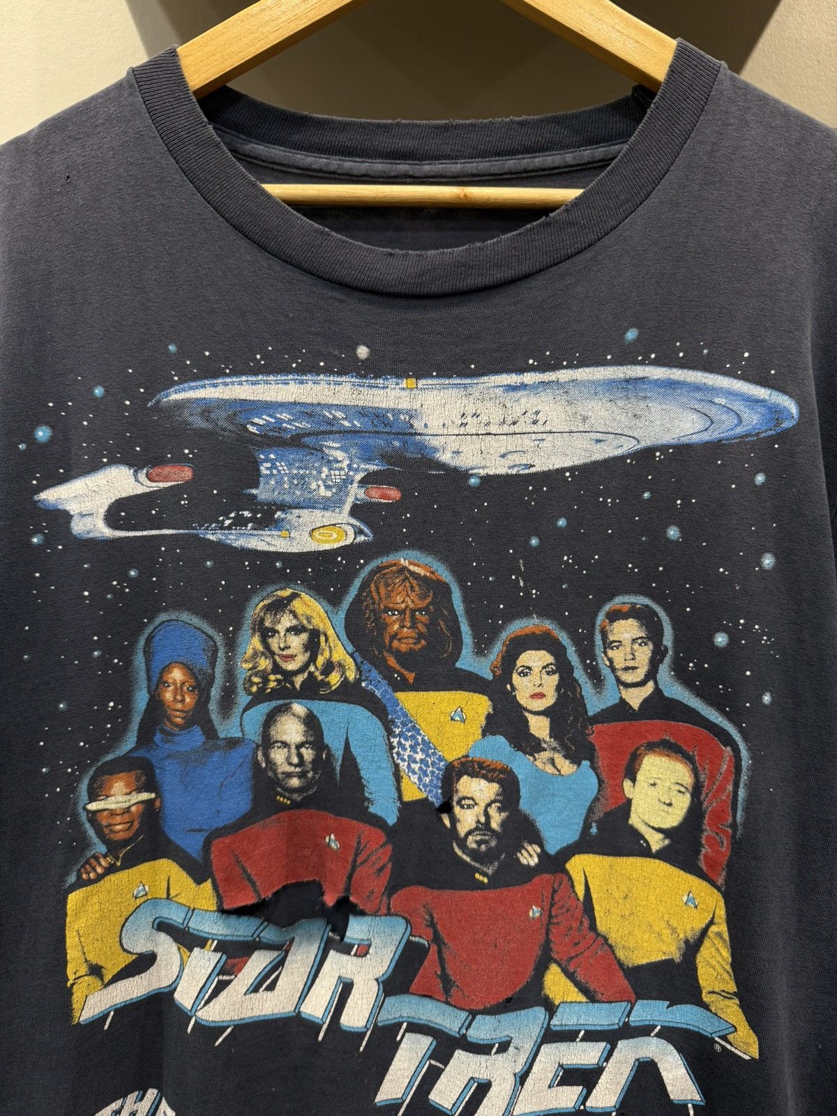 Other Vintage 90s Star Trek T-Shirt Size US XL / EU 56 / 4 - 3 Thumbnail