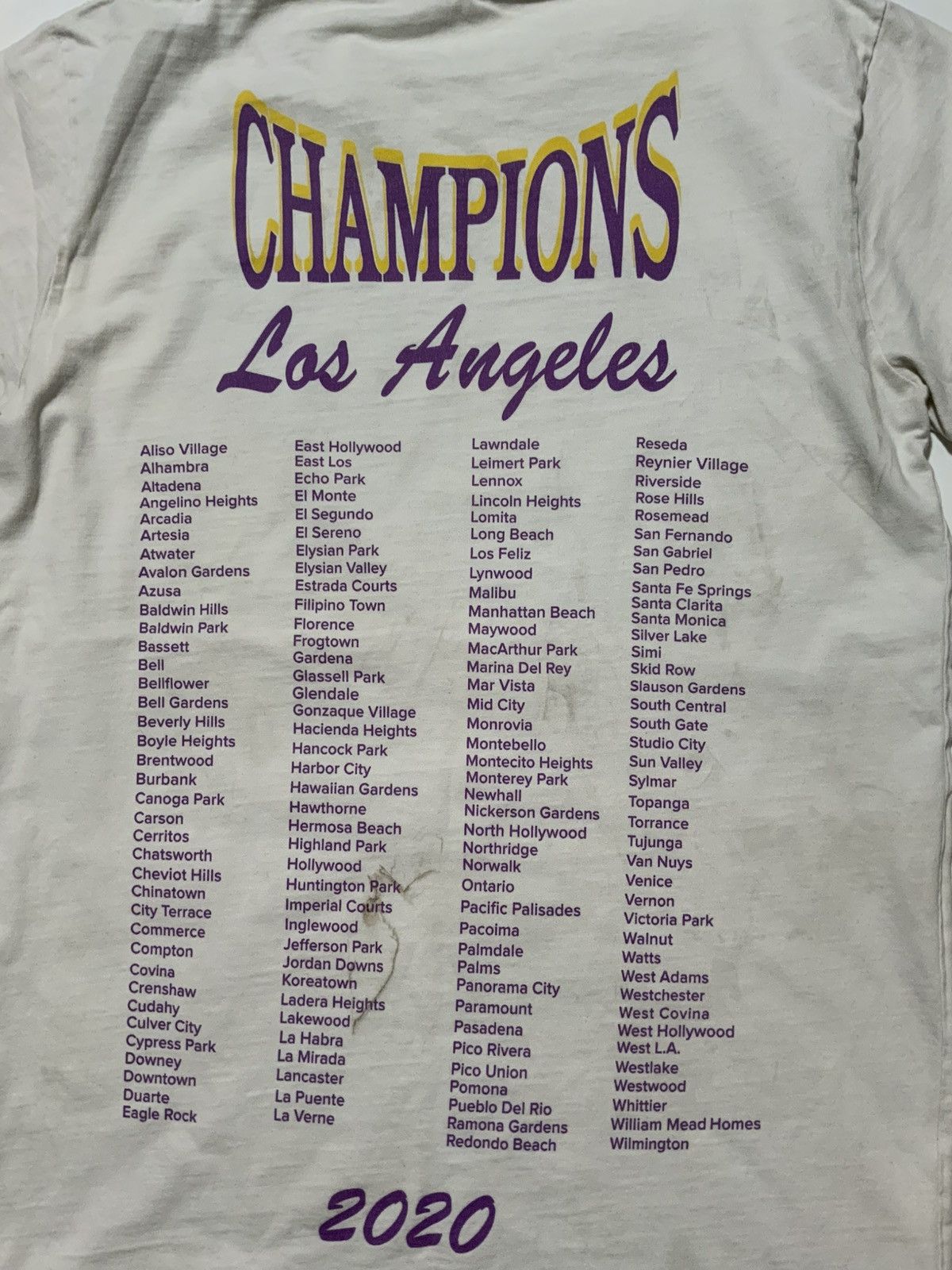 Born X Raised × NBA Born X Raised Los Angeles Lakers Champions Basketball TShirt Size US S / EU 44-46 / 1 - 11 Thumbnail