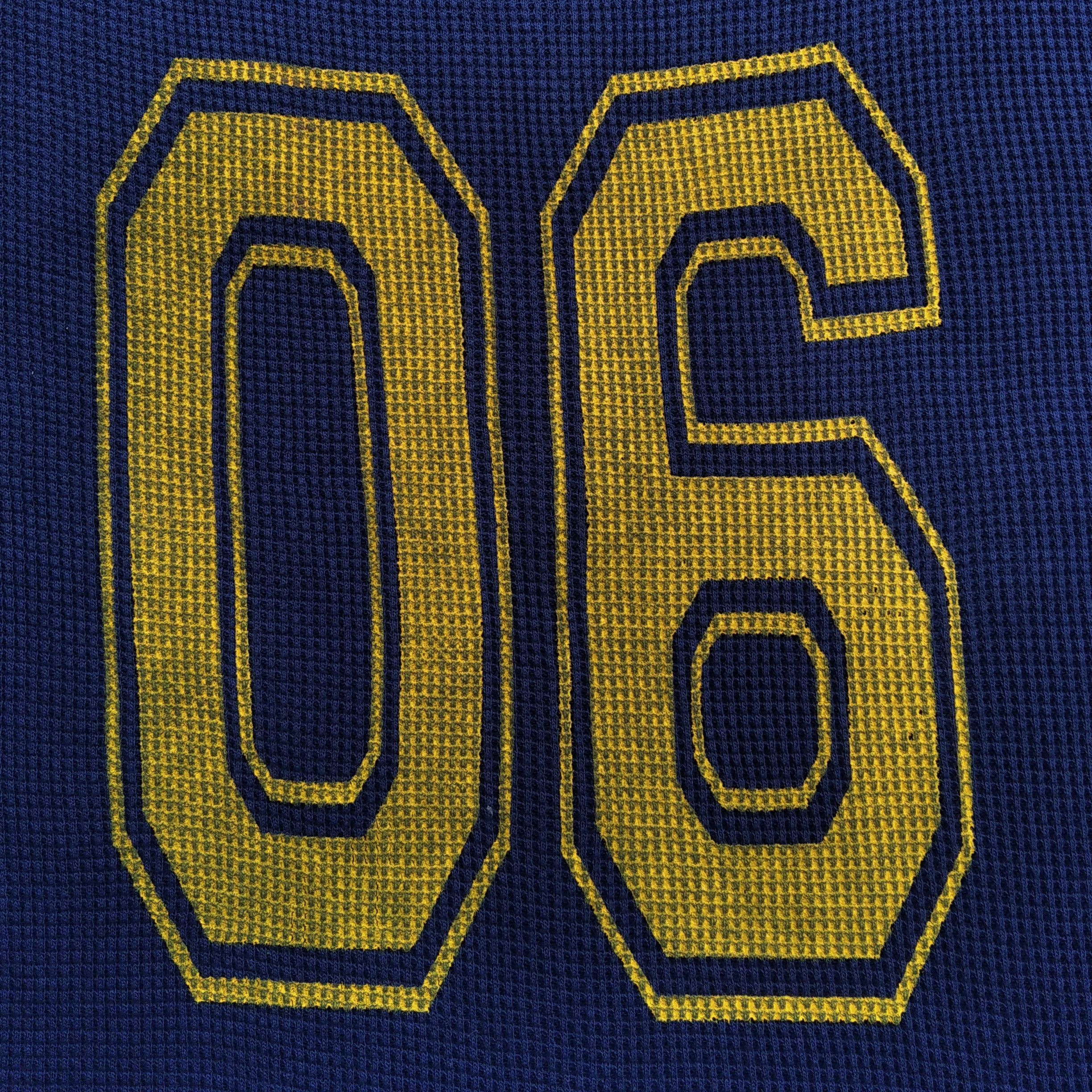 Momotaro Jeans Vintage 00's MOMOTARO Indigo Thermal Longsleeve Size S / US 4 / IT 40 - 4 Thumbnail