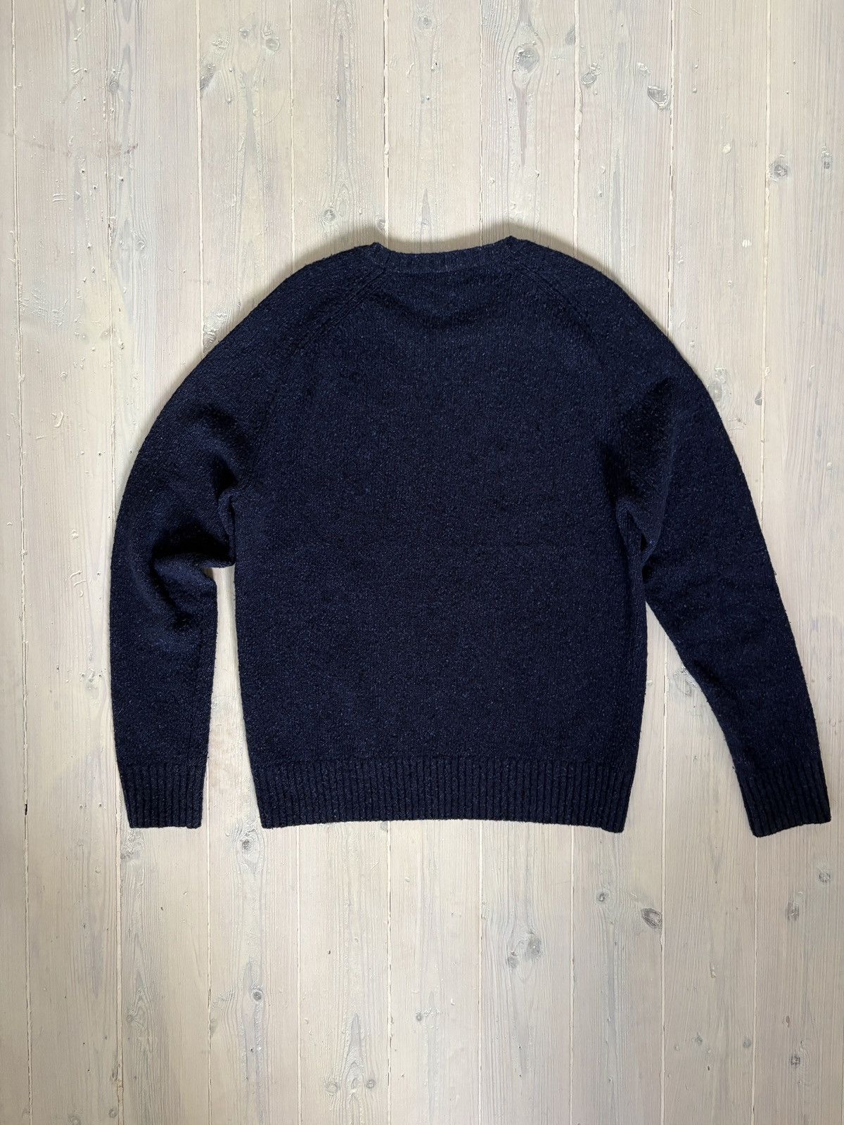 Polo Ralph Lauren Polo Ralph Lauren Navy Wool Sweater – Classic Fit Size US L / EU 52-54 / 3 - 2 Thumbnail
