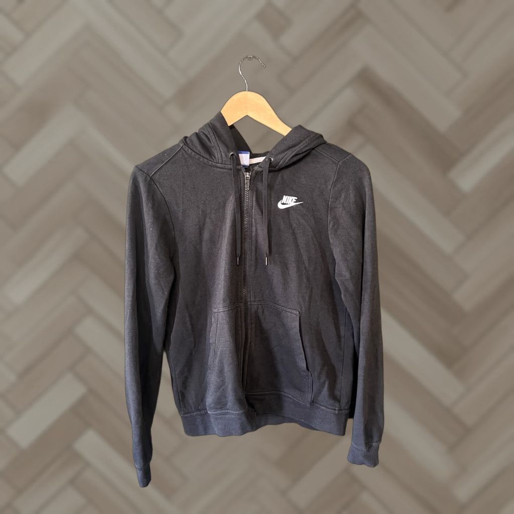 Nike Nike Sportswear Womens Black Full Zip Hooded Sweatshirt Size Small Size S / US 4 / IT 40 - 1 Thumbnail