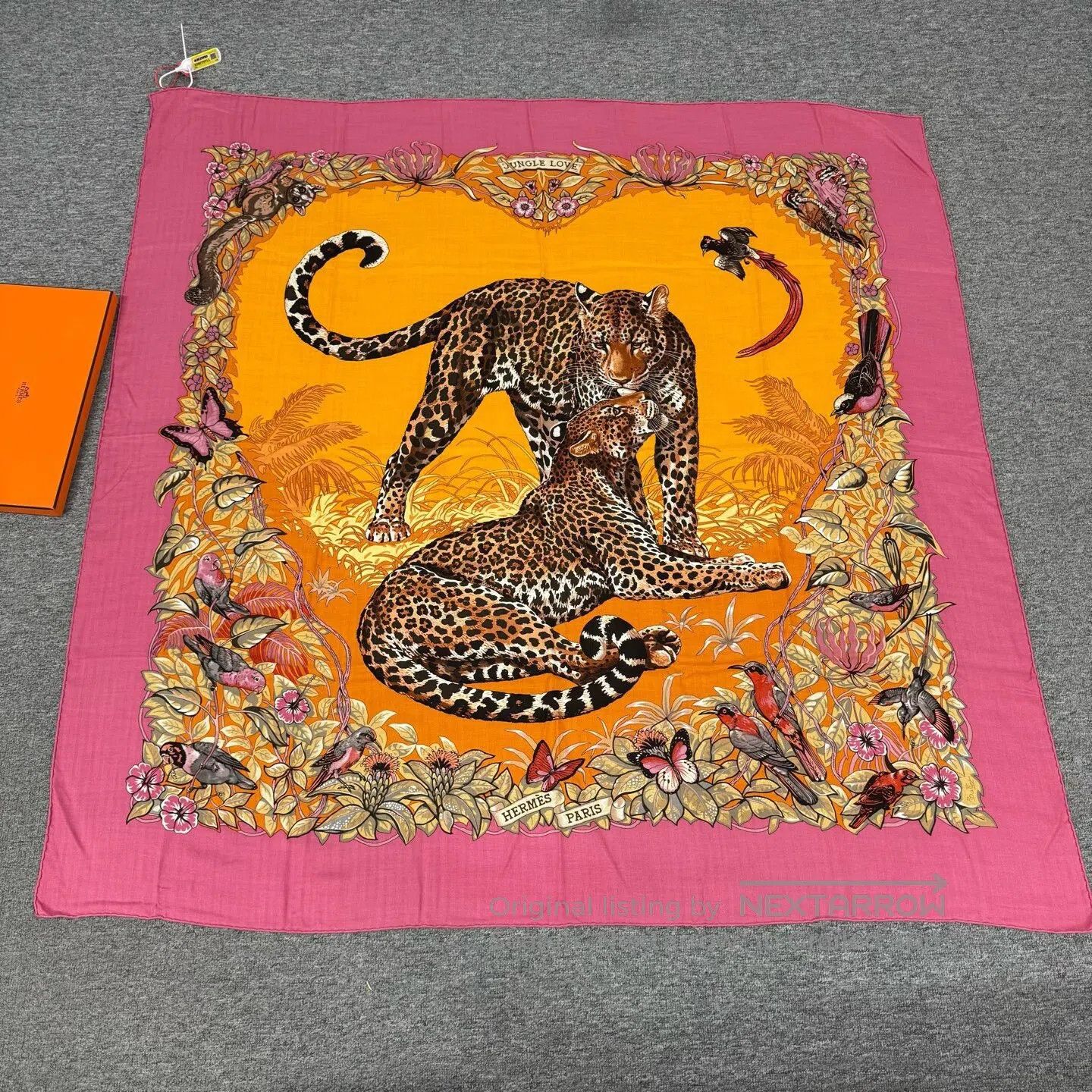 Hermes Hermes Leopard Cashmere Silk Scarf| Size ONE SIZE - 1 Thumbnail