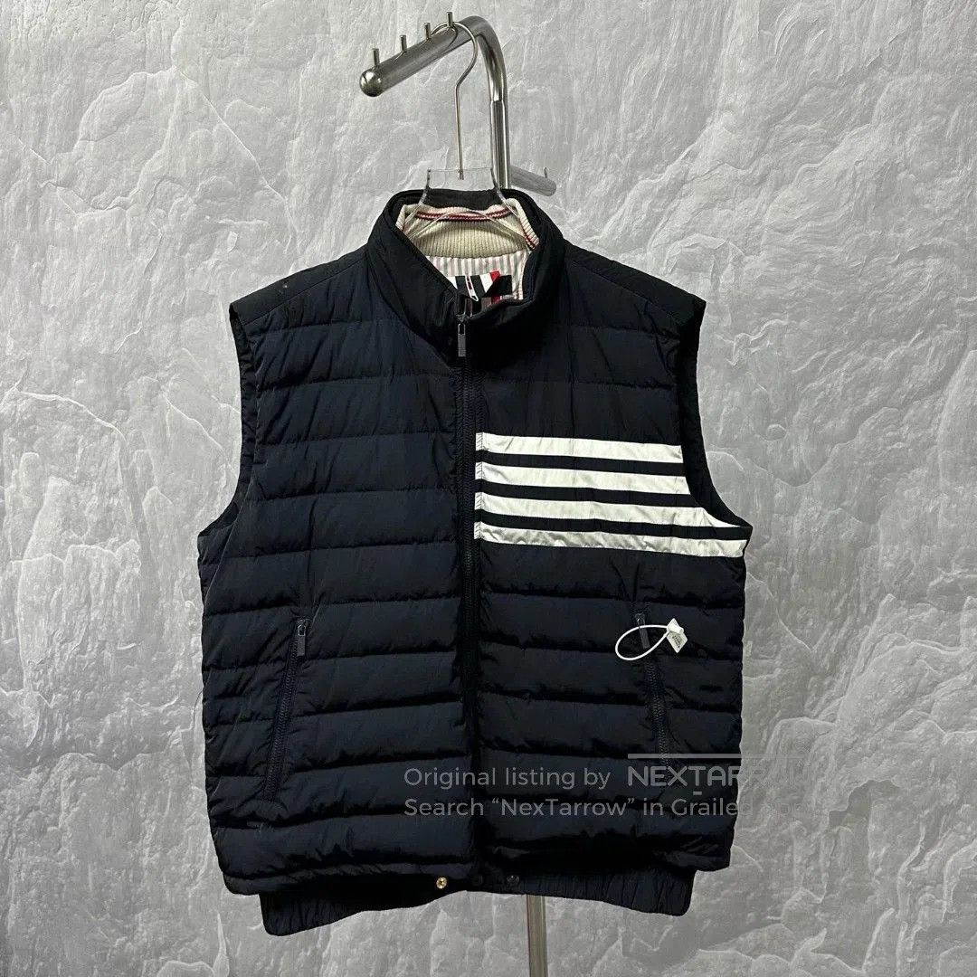 Thom Browne thom browne classic down vest with stripes. Size US M / EU 48-50 / 2 - 1 Thumbnail