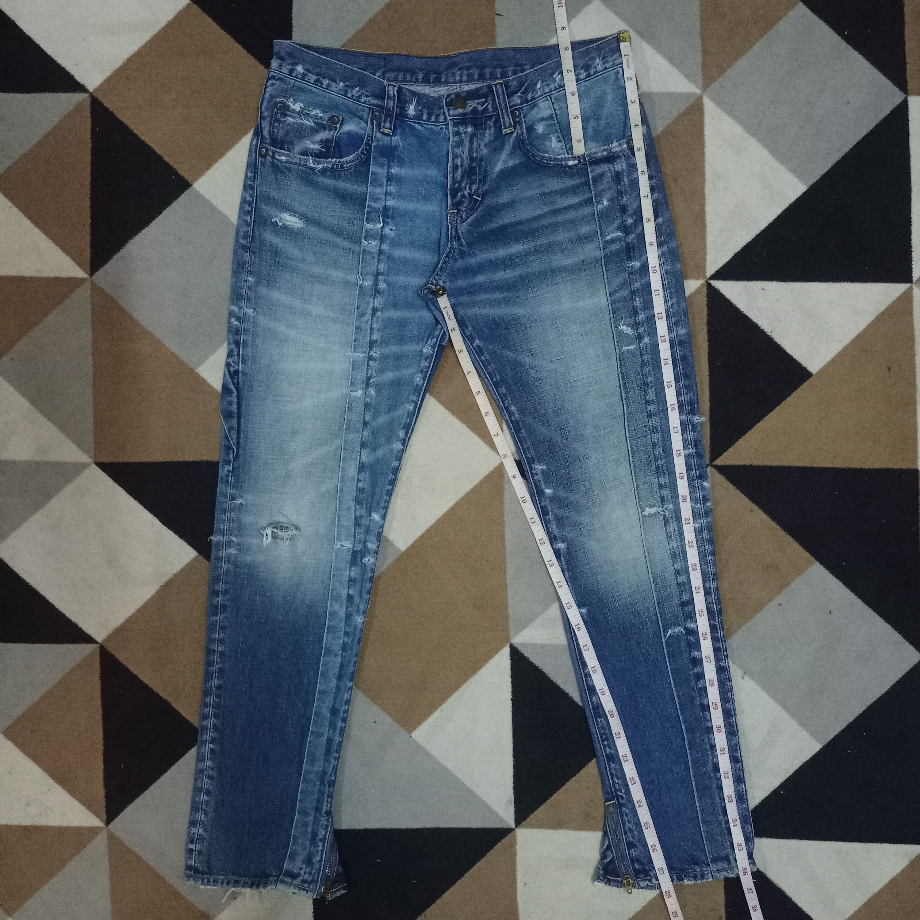 Japanese Brand Vintage Japanese Rna Inc Avant Garde Style Jeans Size 30" / US 8 / IT 44 - 11 Thumbnail