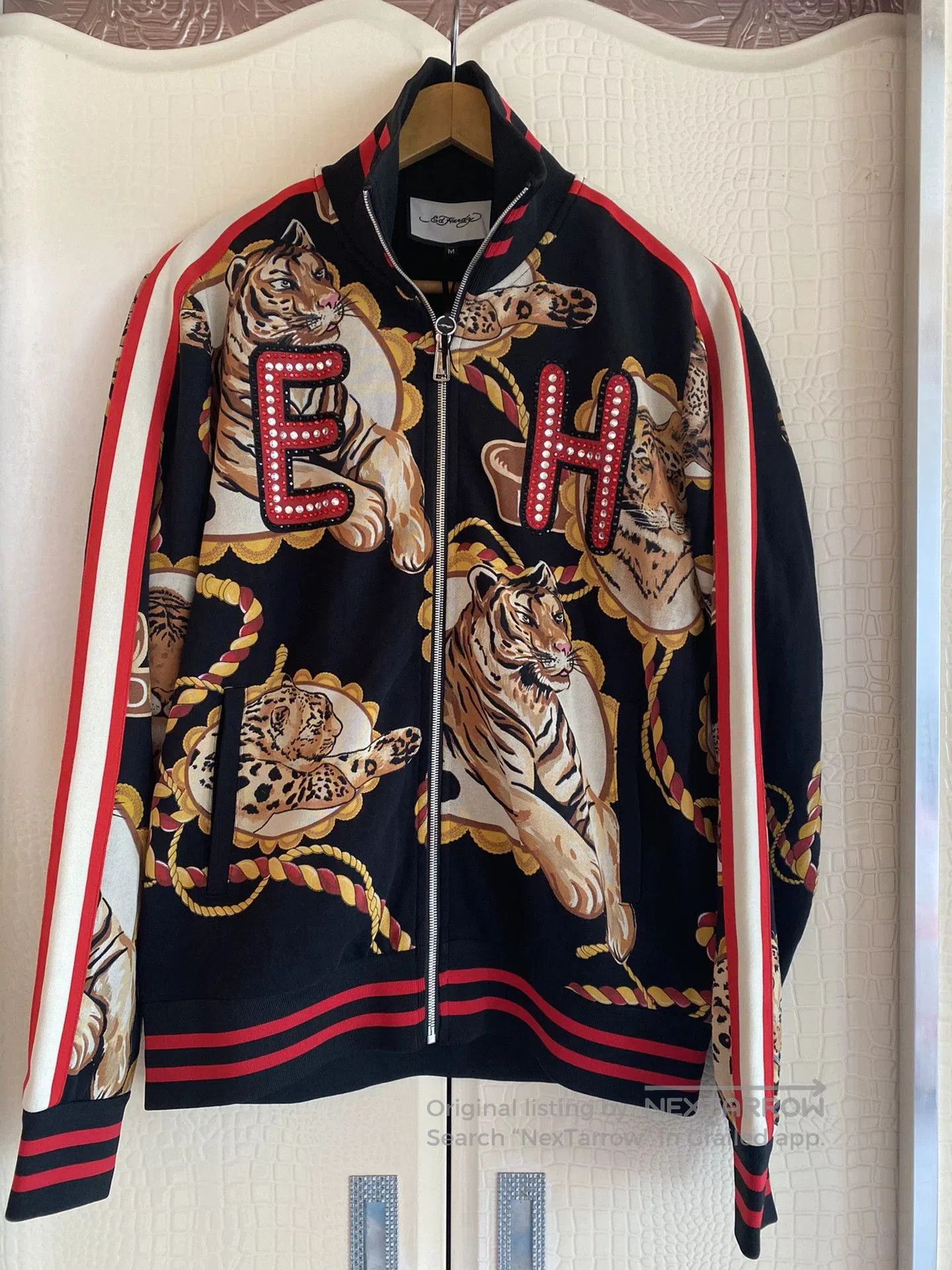 Ed Hardy Ed Hardy Men's Zip Diamond Sweatshirt. Size US M / EU 48-50 / 2 - 1 Thumbnail