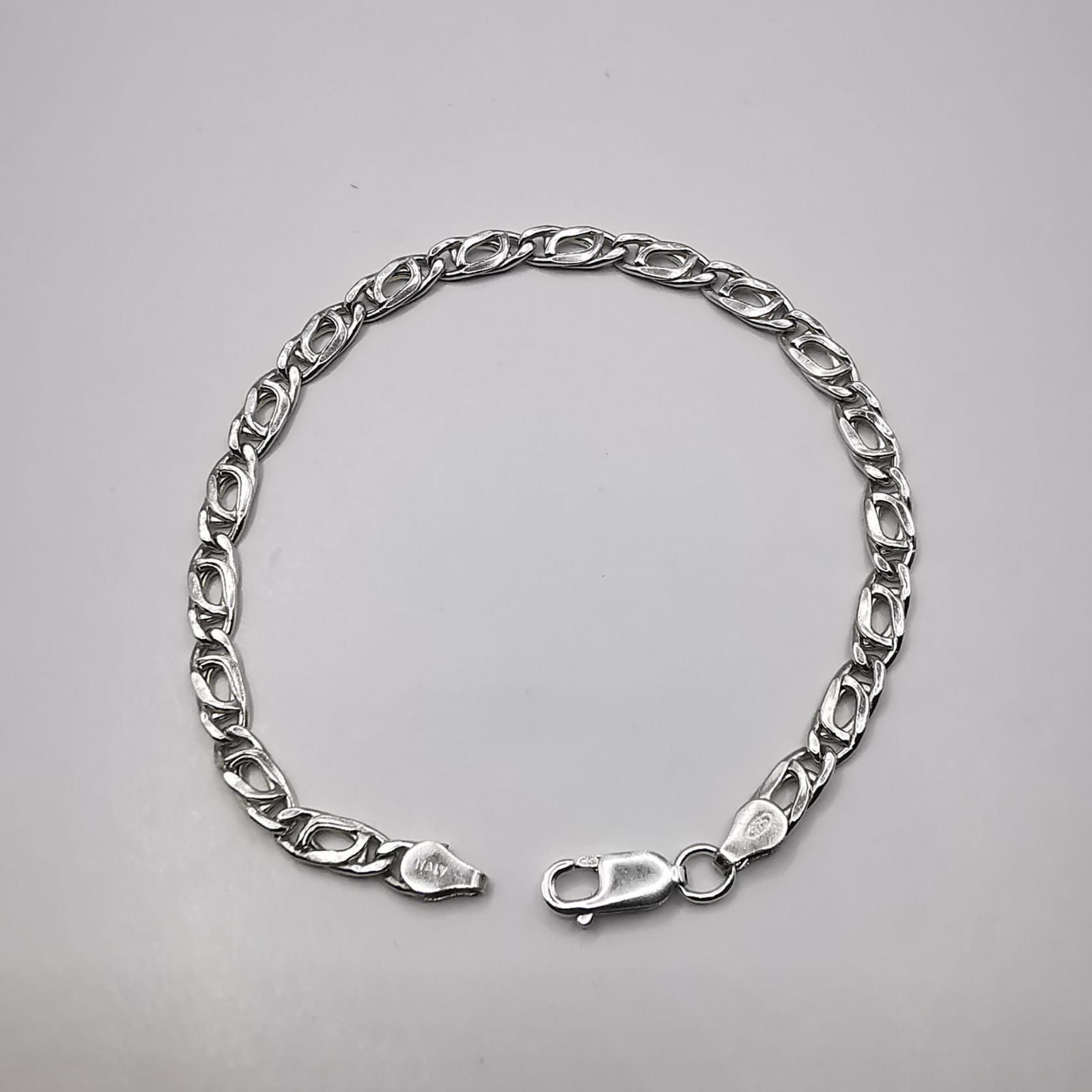 Sterling Silver Vintage Bracelet Jewelry,925 Sterling Silver, Handmade 5,96g Size ONE SIZE - 2 Thumbnail