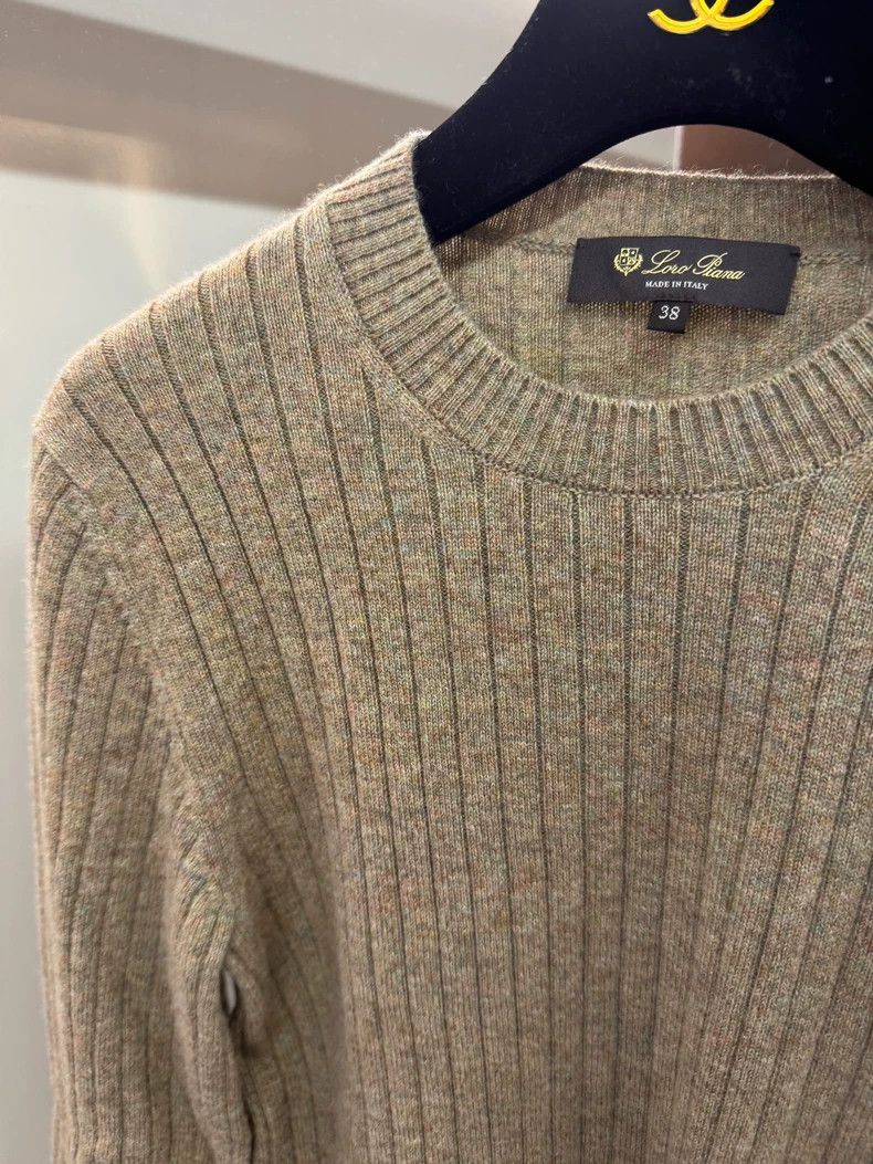Loro Piana LORO PIANA Round collar colored cashmere sweater Size S / US 4 / IT 40 - 2 Thumbnail