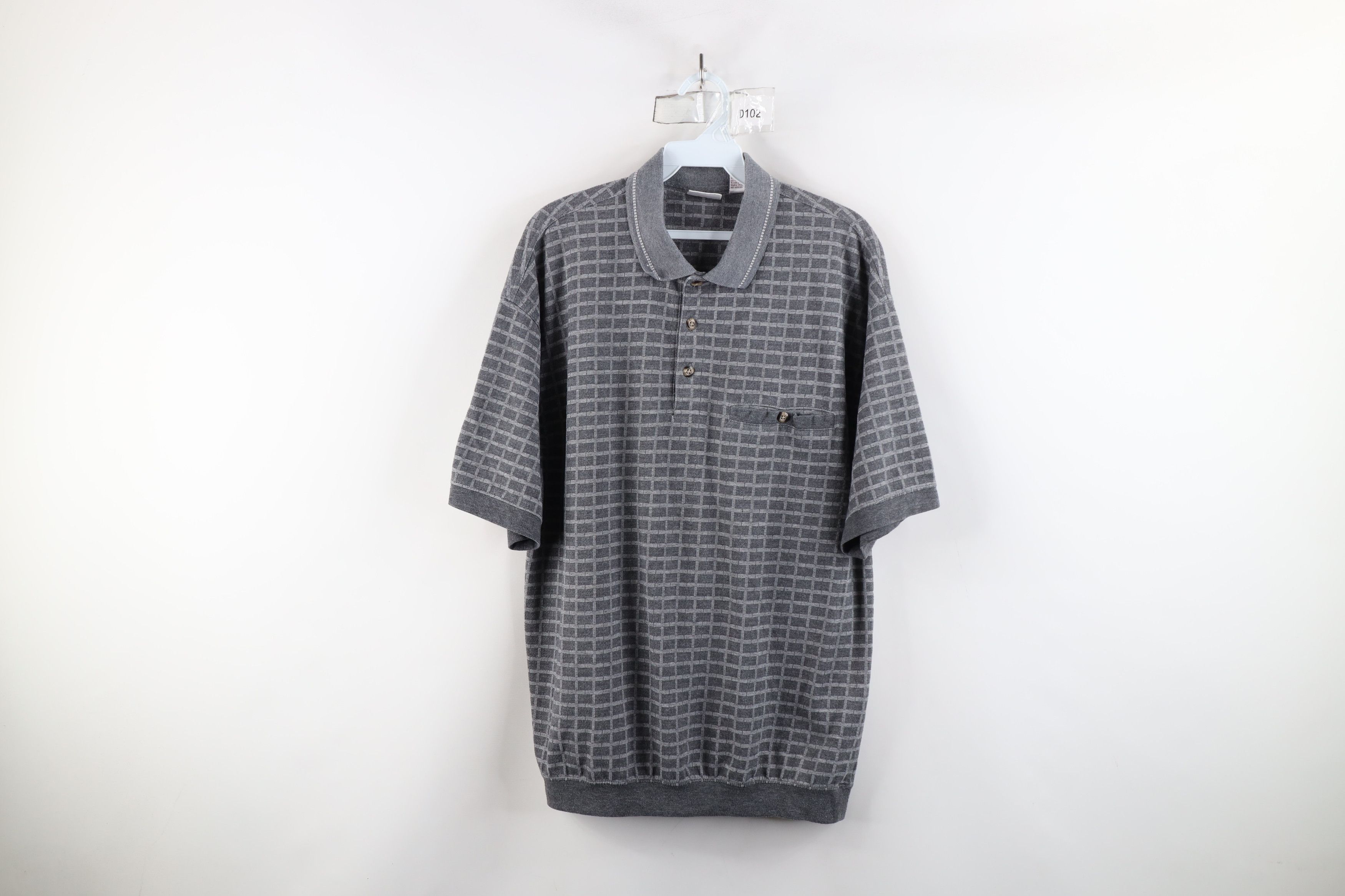 Vintage Vintage 90s Streetwear Knit Collared Pullover Polo Shirt Size US M / EU 48-50 / 2 - 1 Thumbnail