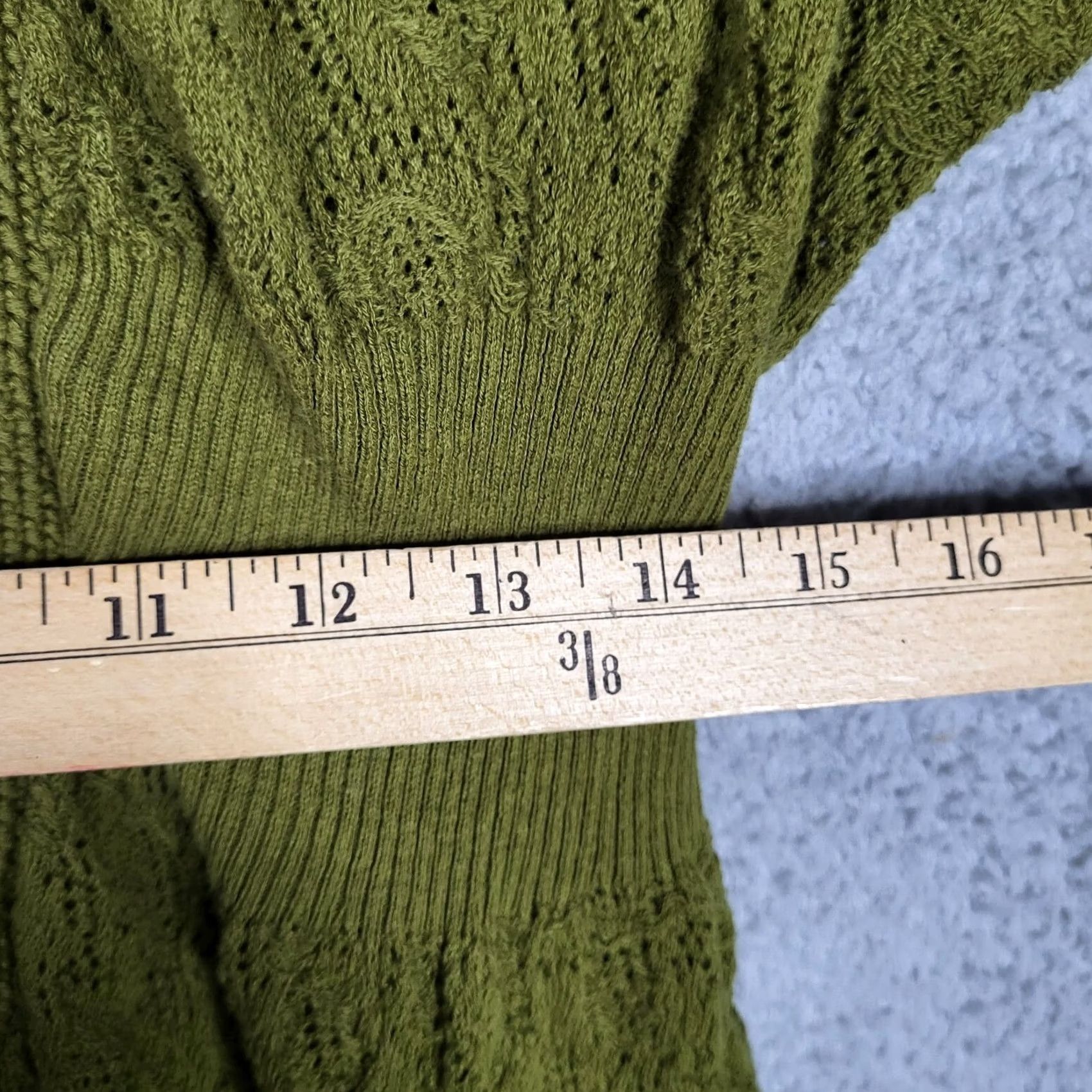 Vintage Angel of the North Cardigan Sweater Top Women’s light-weight Short Sleeve Sz S Size S / US 4 / IT 40 - 5 Thumbnail