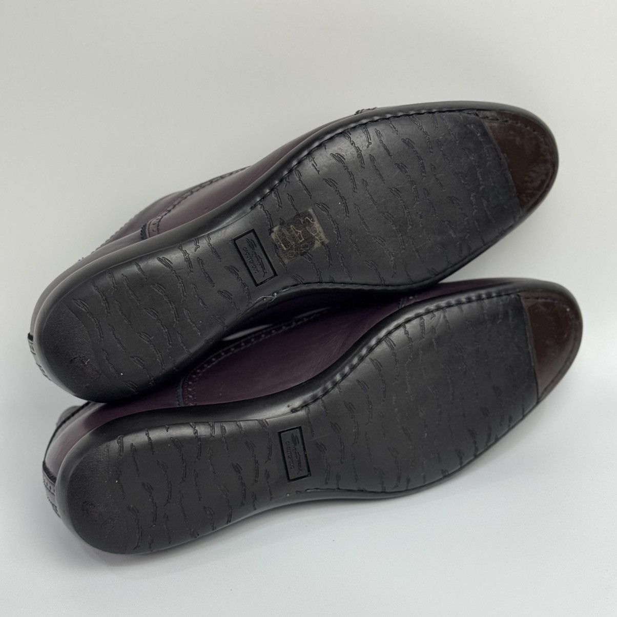 Santoni Santoni Caoutchouc Italy - Purple Low-top Leather Sneakers🔥 Size US 9 / EU 42 - 18 Thumbnail