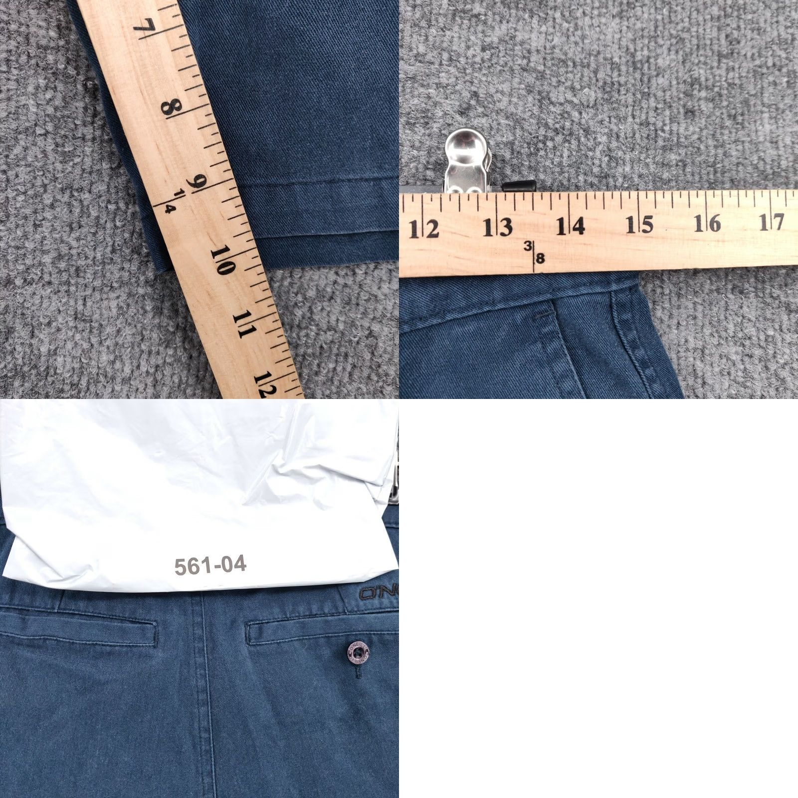 O'Neill O'Neill Shorts Mens 29 Blue Chino Bermuda Mid Rise Casual Size US 29 - 8 Thumbnail