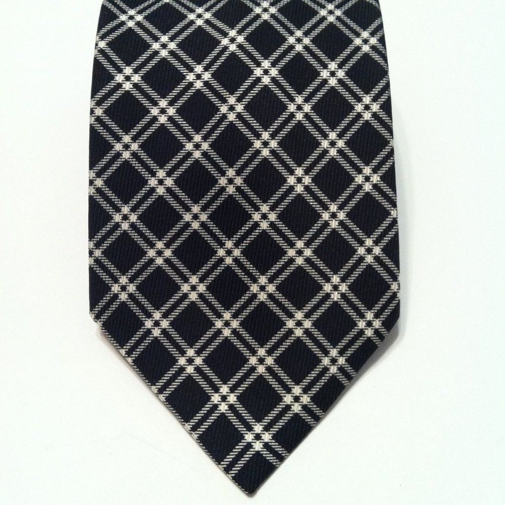 Paul Stuart PAUL STUART MENS NEW BLACK SILK TIE WIDTH: 3 3/4" Size ONE SIZE - 1 Thumbnail