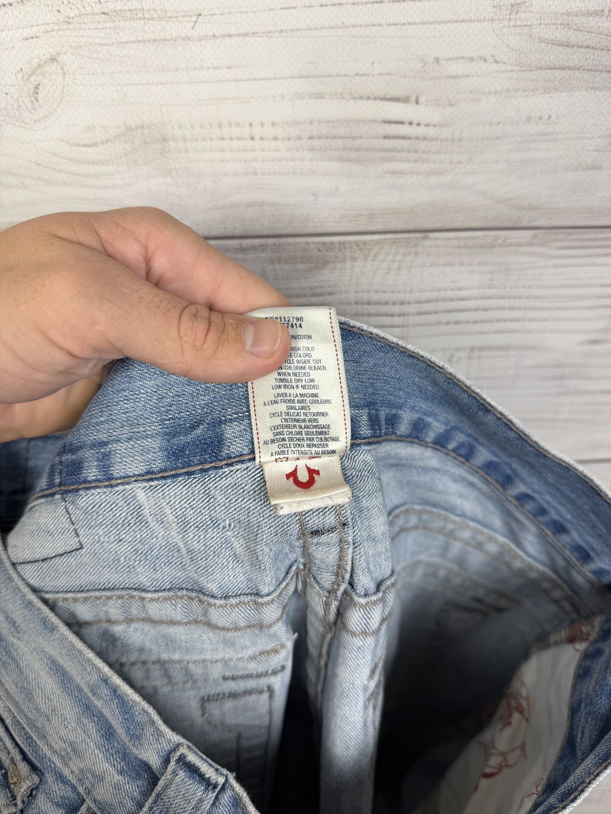 True Religion True Religion Crazy Jeans Size US 31 - 17 Thumbnail
