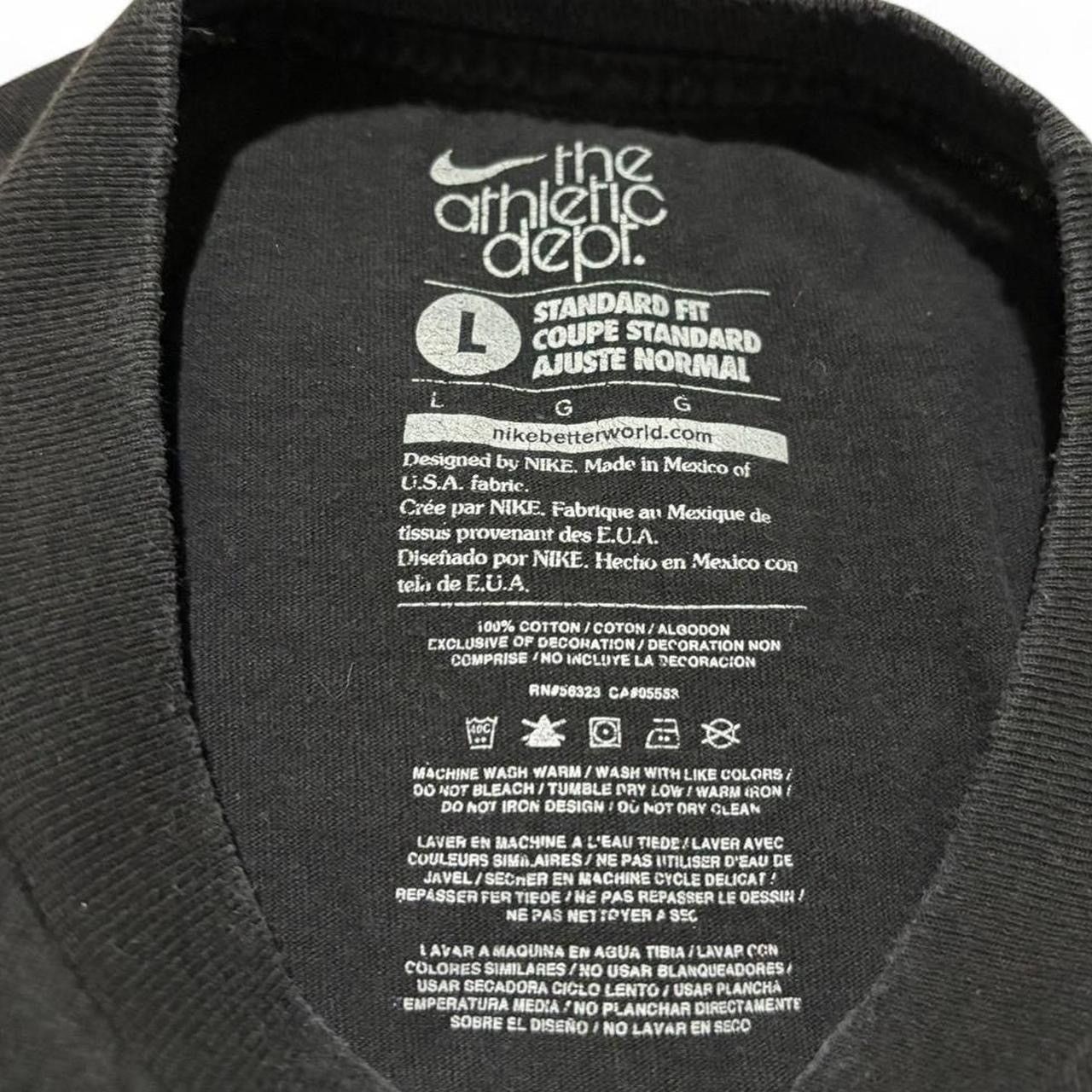 Nike Vintage Style Black Big Logo Graphic Tee Size US L / EU 52-54 / 3 - 4 Thumbnail