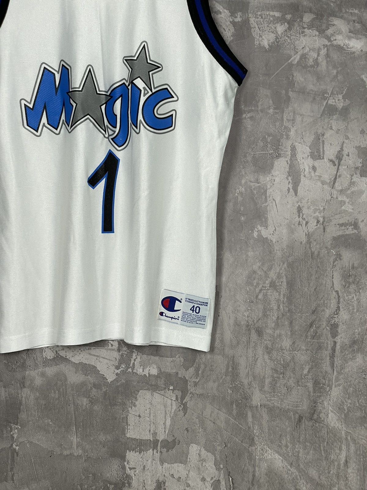 Champion × NBA Orlando Magic NBA BASKETBALL CHAMPION JERSEY #1 A. HARDAWAY Size US M / EU 48-50 / 2 - 6 Thumbnail