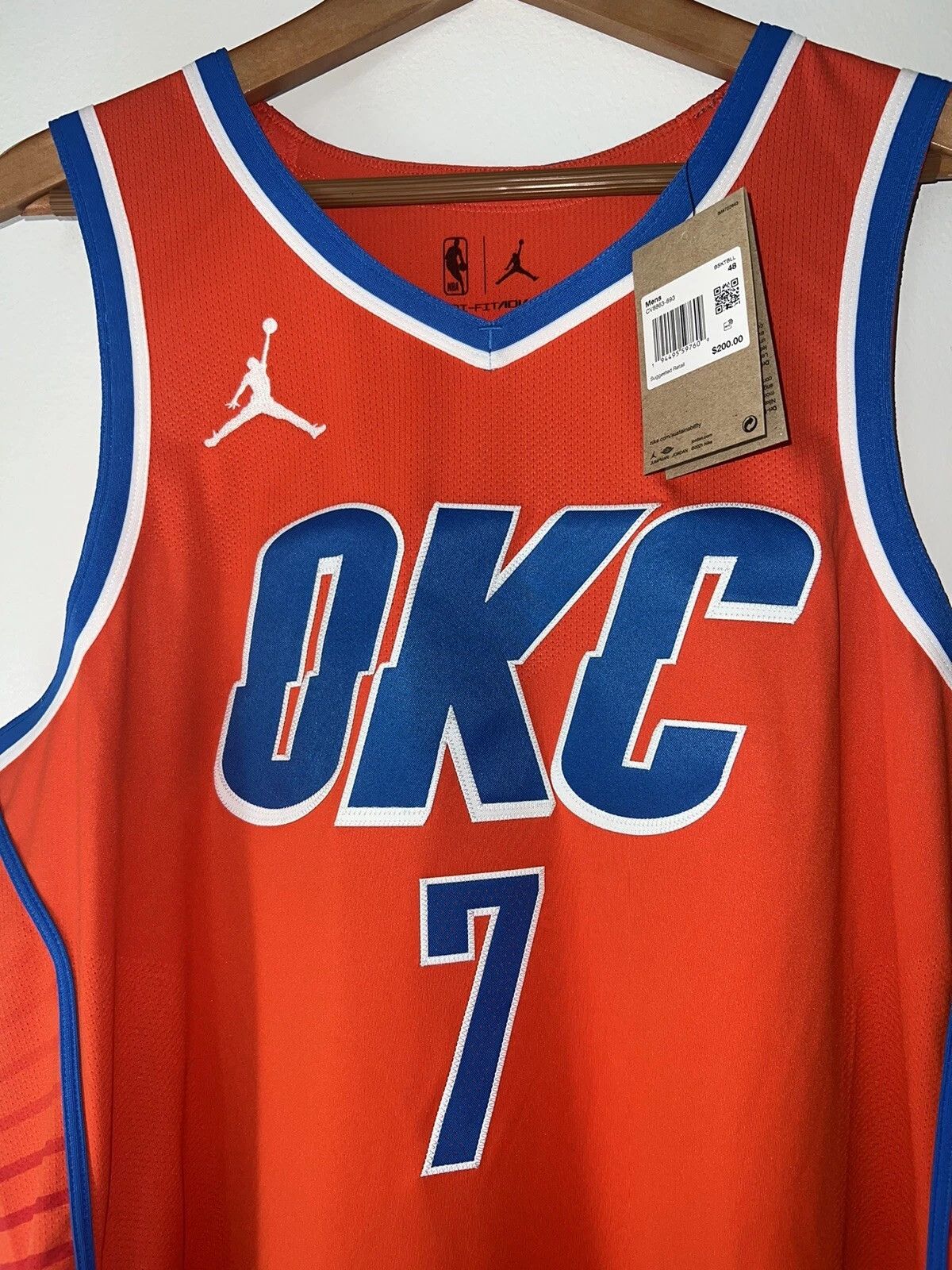 NBA × Nike Chet Holmgren Oklahoma City Thunder Authentic Jersey Size US L / EU 52-54 / 3 - 3 Thumbnail