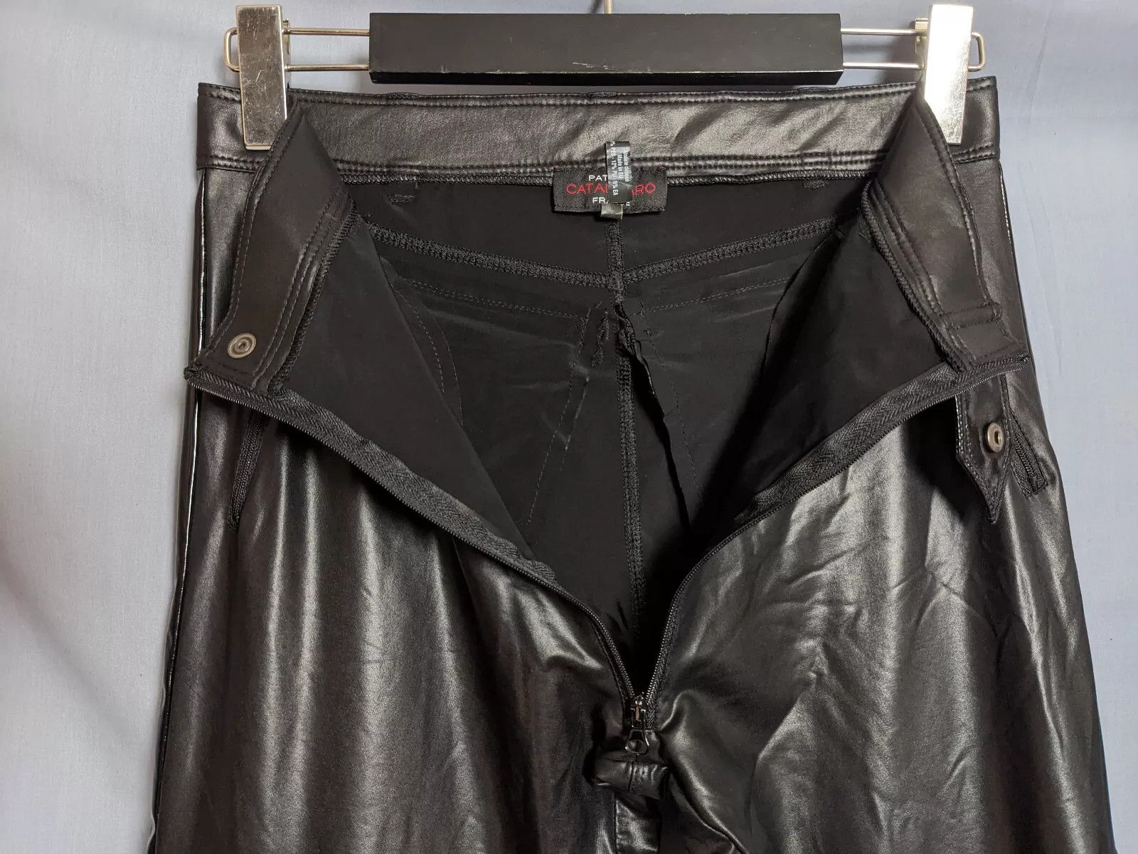 Designer Patrice Catanzaro Vinyl Pants Size US 29 - 6 Thumbnail