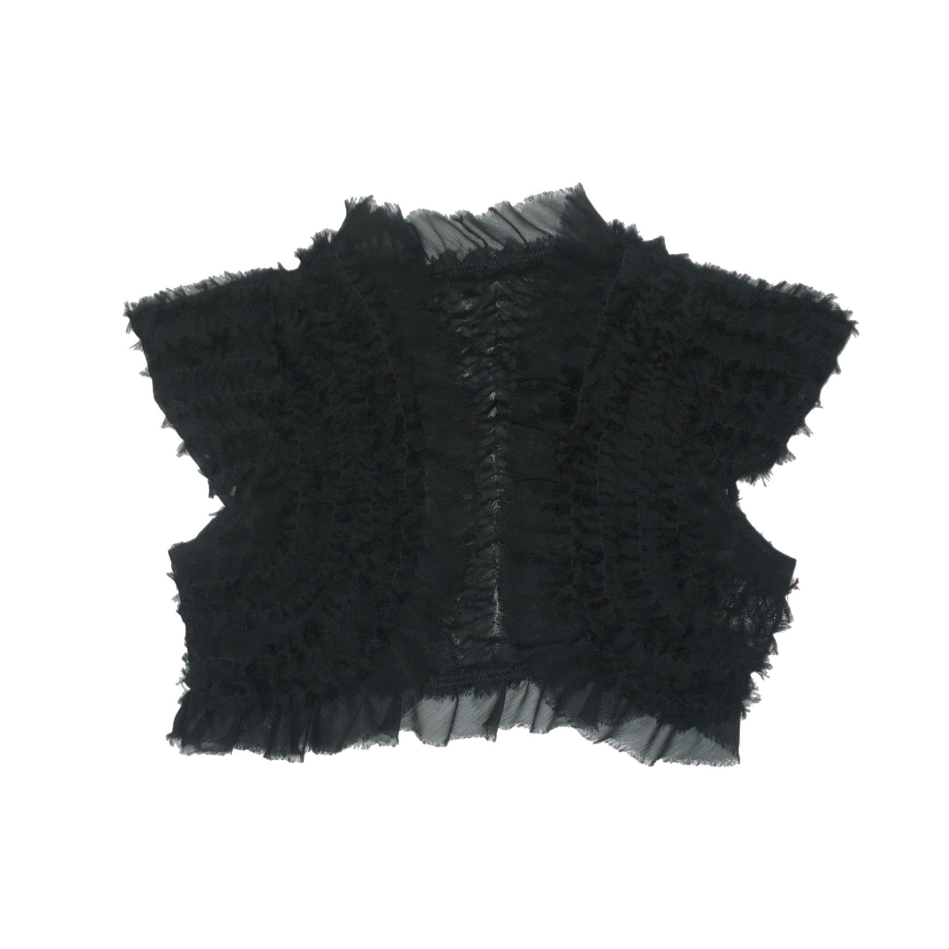 Other From Japan preloved black ruffled boléro shrug Size S / US 4 / IT 40 - 5 Thumbnail