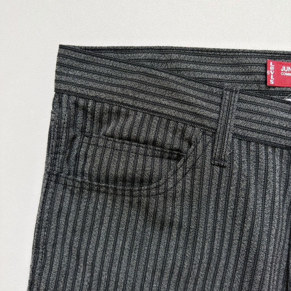 Comme des Garcons AD / AW 05 Gray Pinstripe Wool Pants Size US 34 / EU 50 - 2 Thumbnail