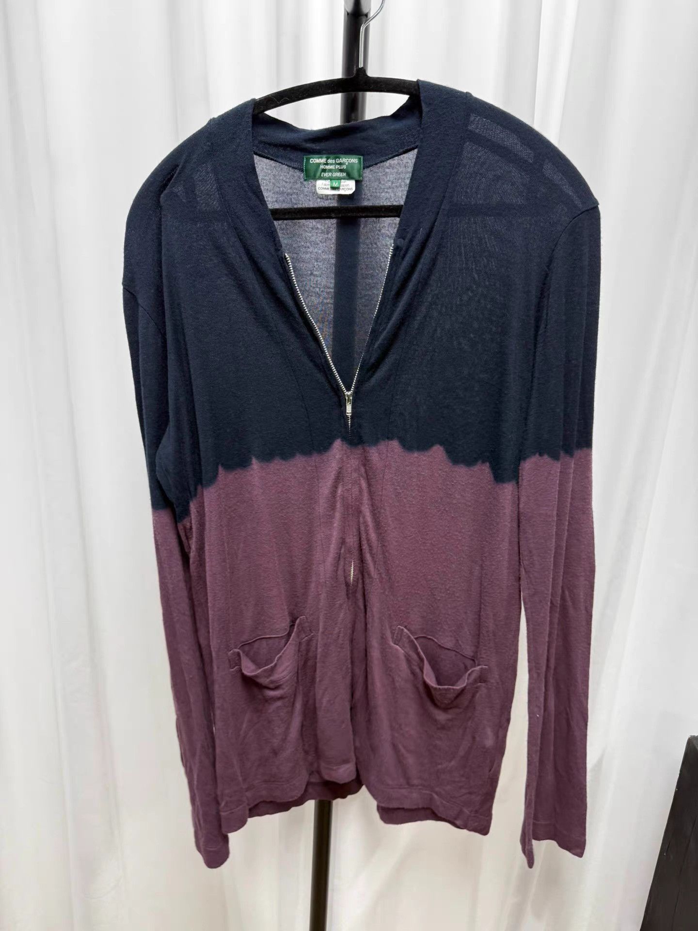 Comme des Garcons Homme Plus Comme des Garçons Homme Plus Faded Knit Zip Cardigan K20 Size US M / EU 48-50 / 2 - 1 Thumbnail