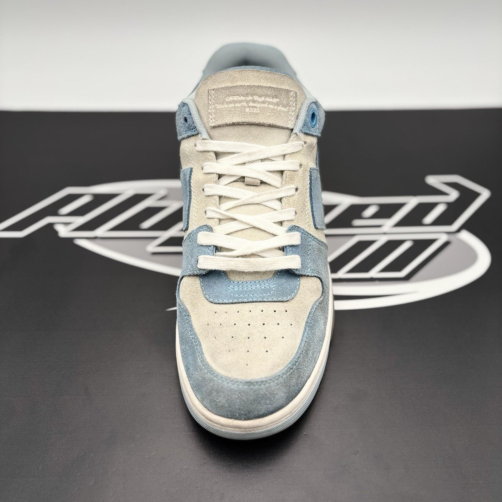 Off-White Off-White Out of Office Suede ' Light Blue, White ‘ Size US 12 / EU 45 - 14 Thumbnail