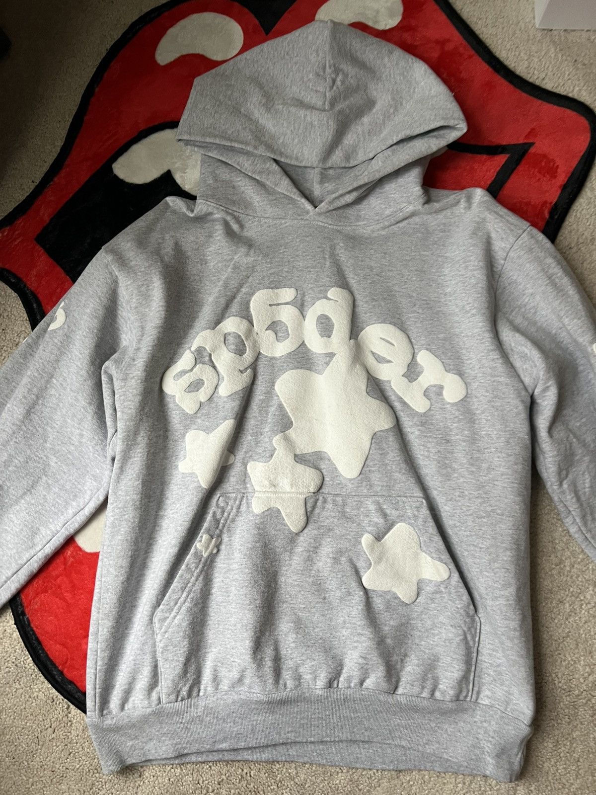 Spyder Grey Sp5der beluga hoodie Size US M / EU 48-50 / 2 - 2 Thumbnail
